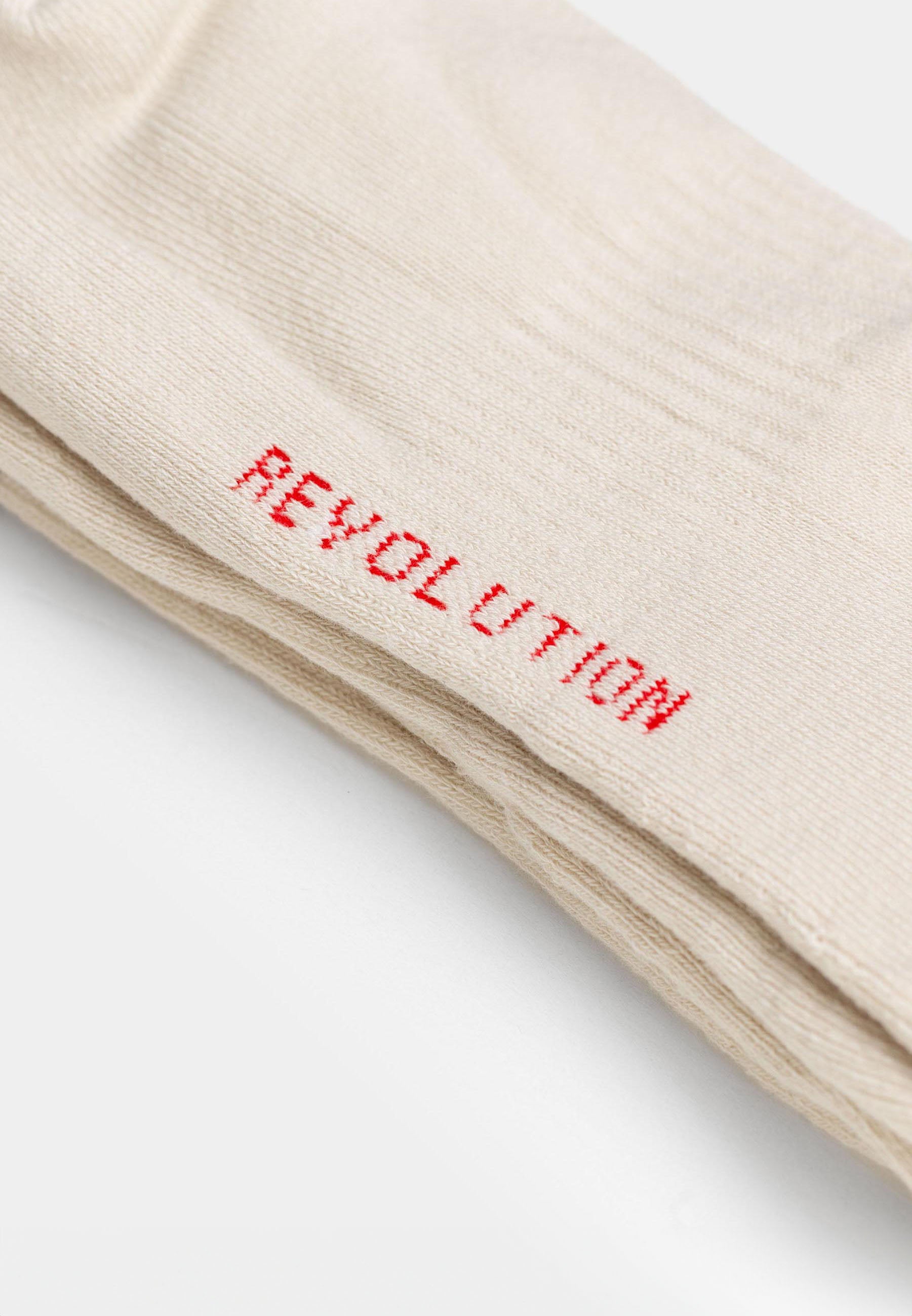 Revolution Jaquard Crew Sock Socks Offwhite