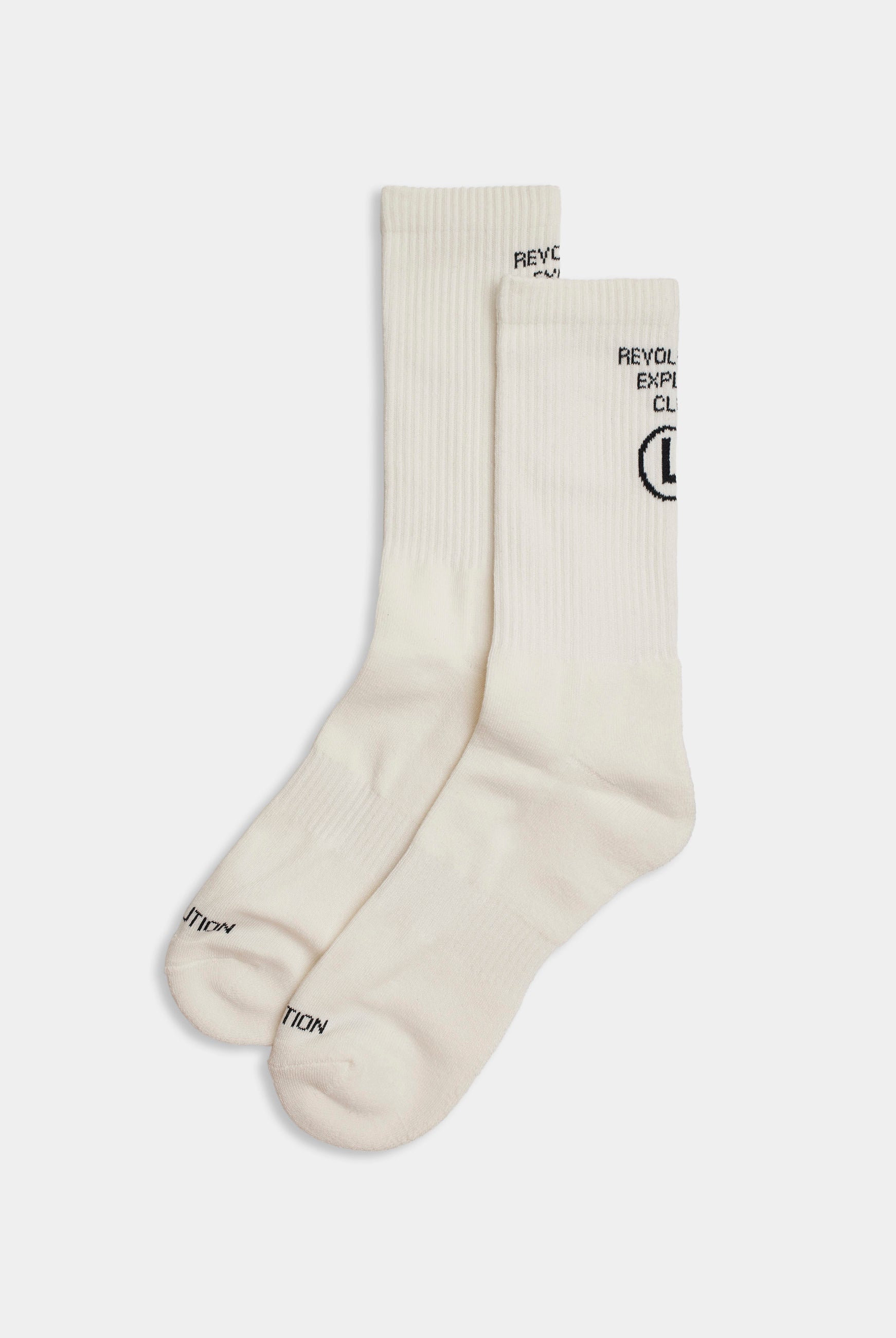 Revolution Jaquard Crew Sock Socks White