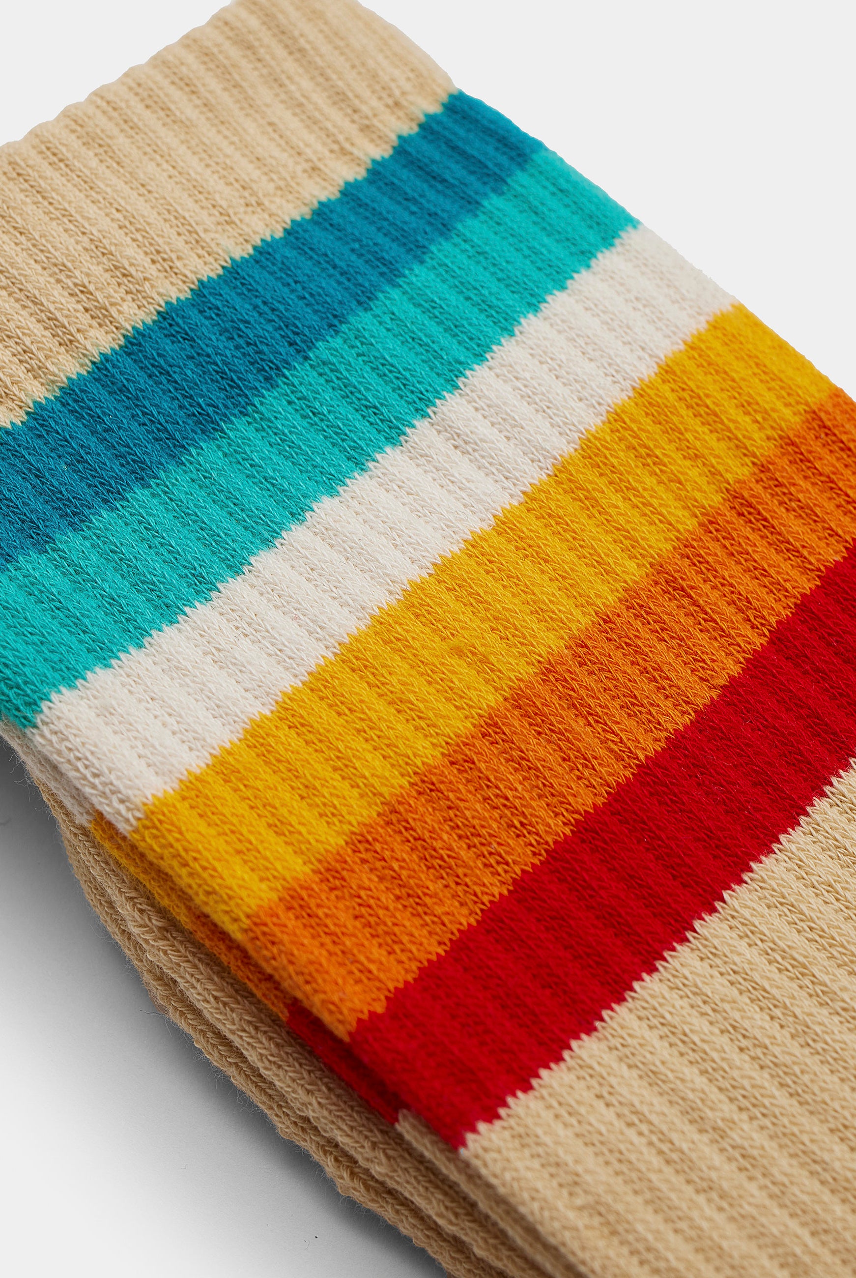 Revolution Jaquard Crew Sock Socks Beige