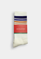 Revolution Jaquard Crew Sock Socks Offwhite