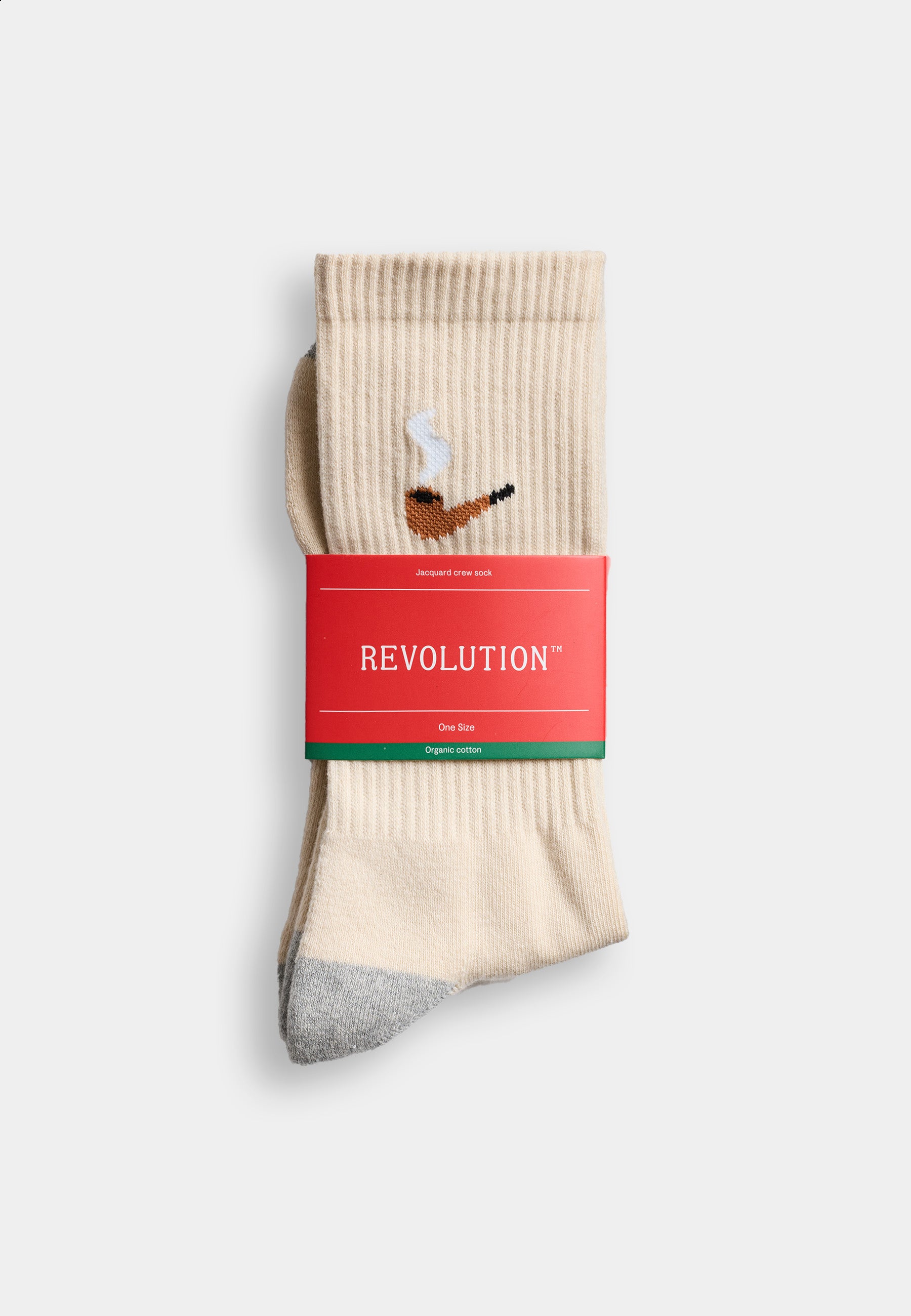 Revolution Jaquard Crew Sock Socks Offwhite