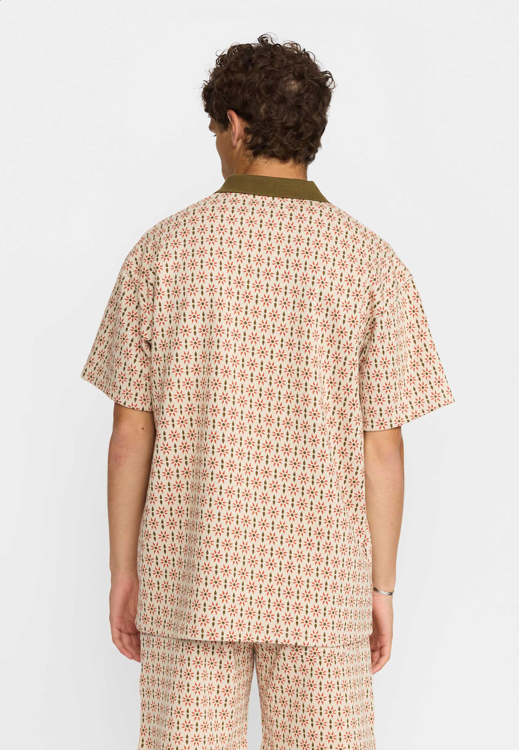 Revolution Jaquard Polo Shirt Short-sleeve shirts Orange