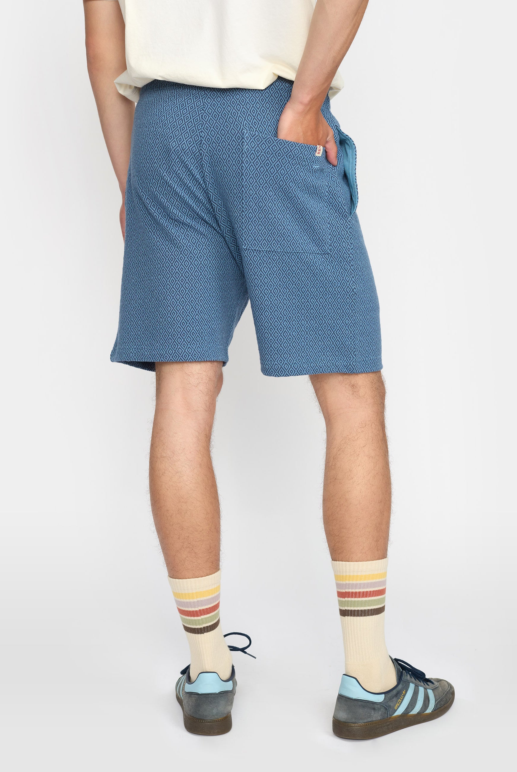Revolution Jaquard Shorts Shorts Blue