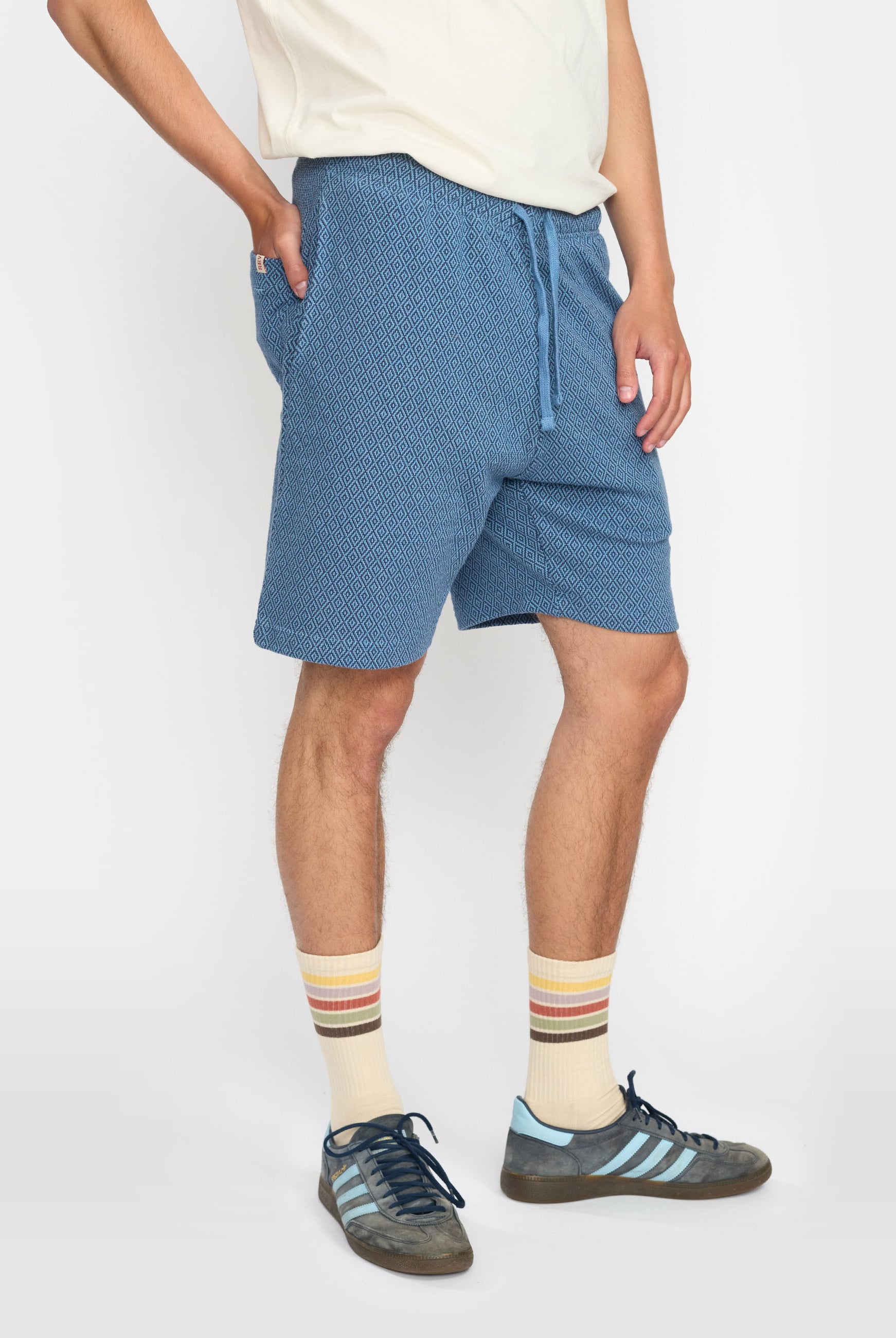 Revolution Jaquard Shorts Shorts Blue