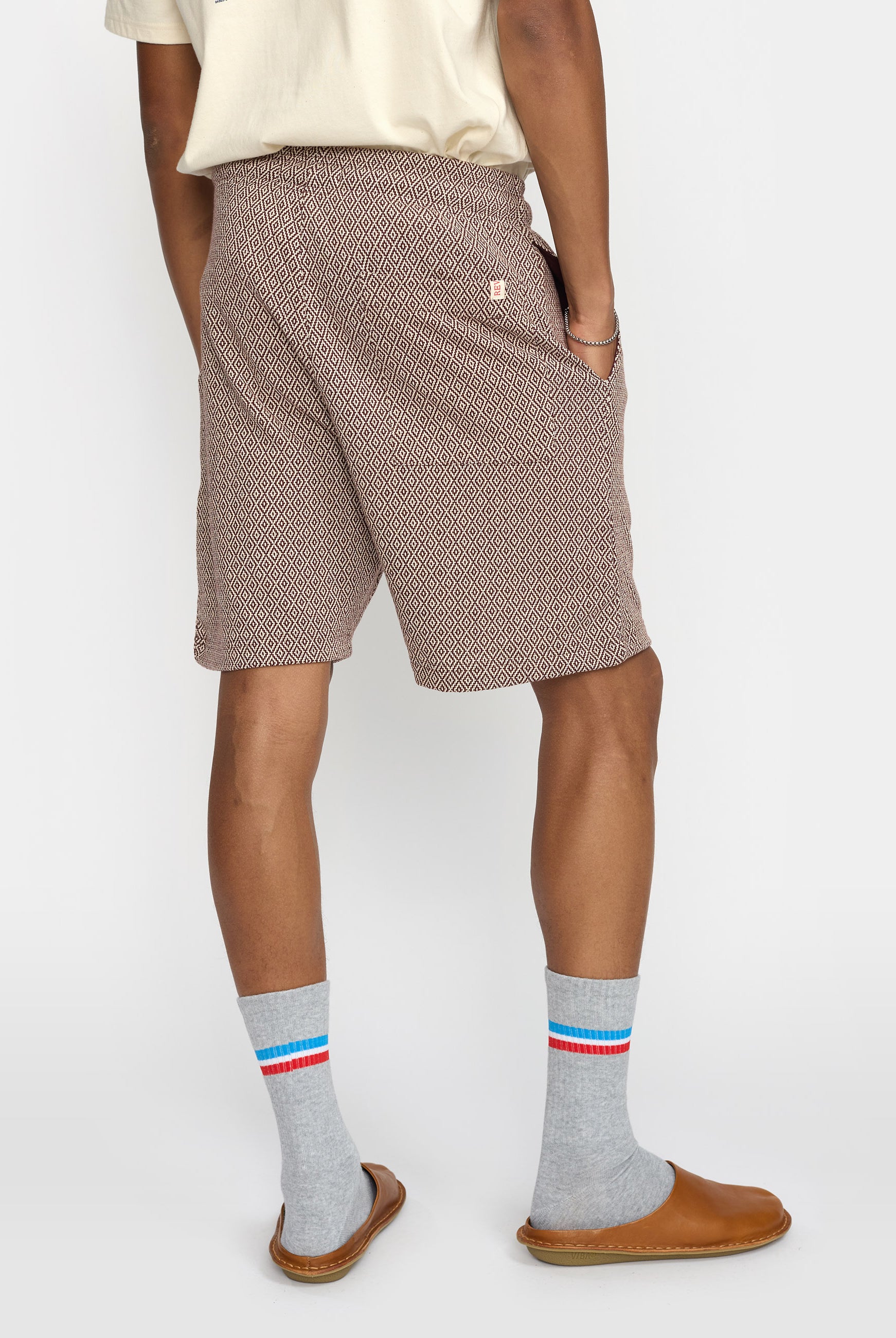 Revolution Jaquard Shorts Shorts Brown