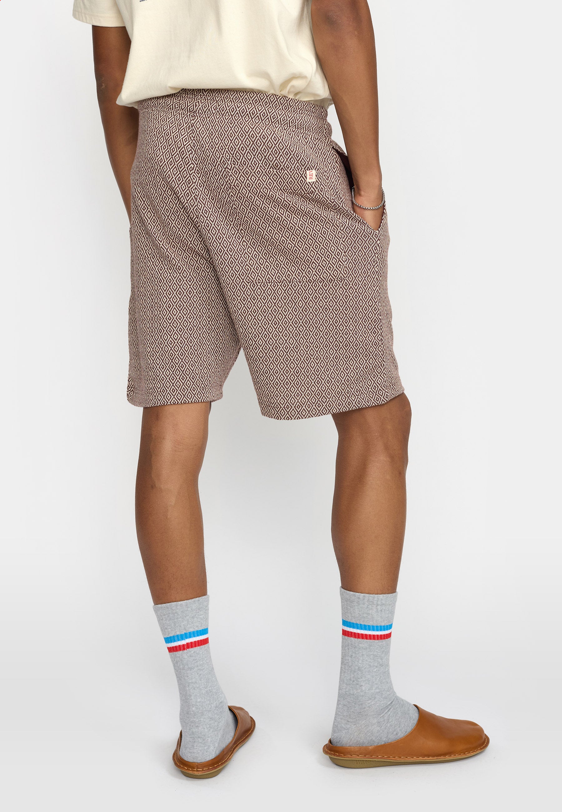 Revolution Jaquard Shorts Shorts Brown