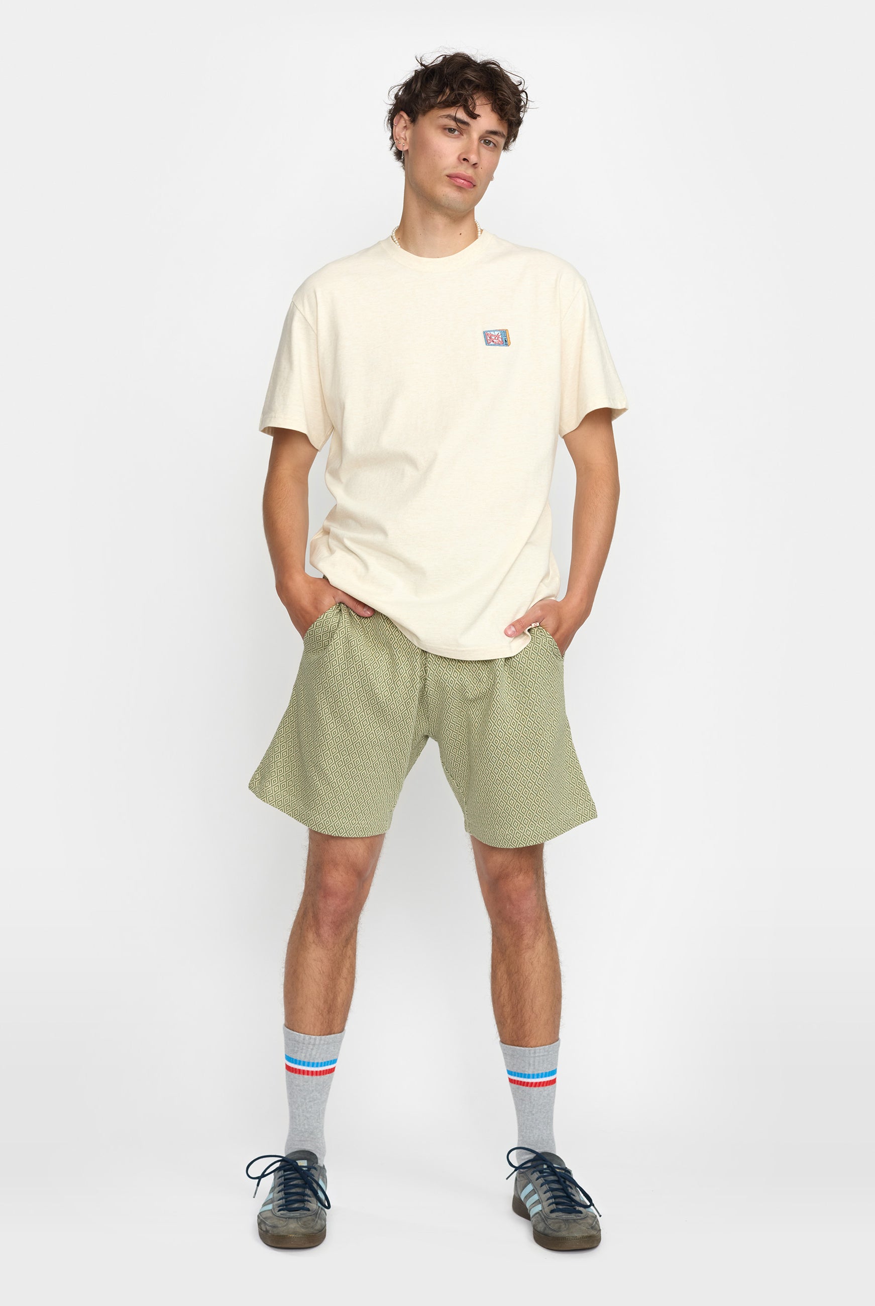 Revolution Jaquard Shorts Shorts Green