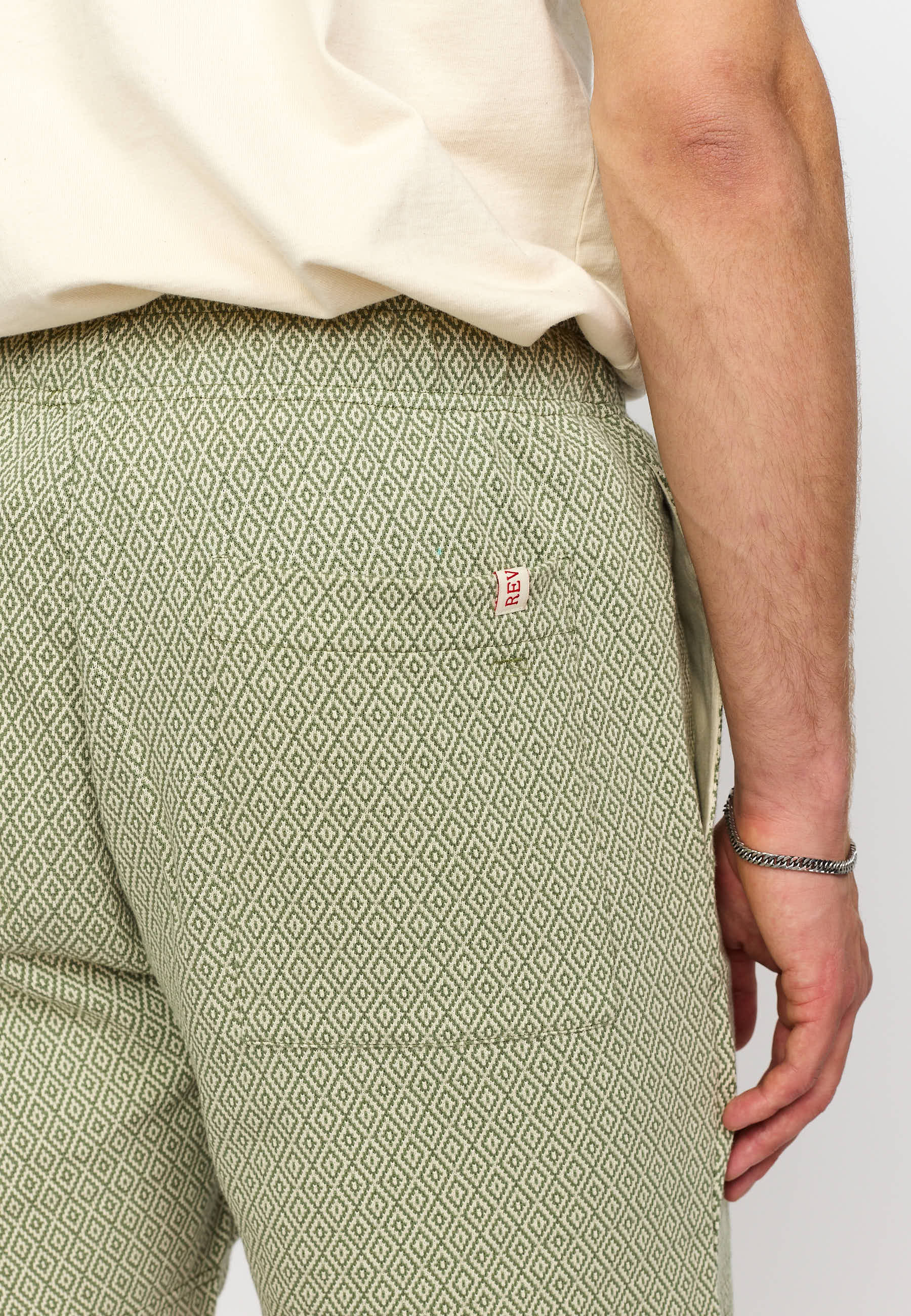 Revolution Jaquard Shorts Shorts Green