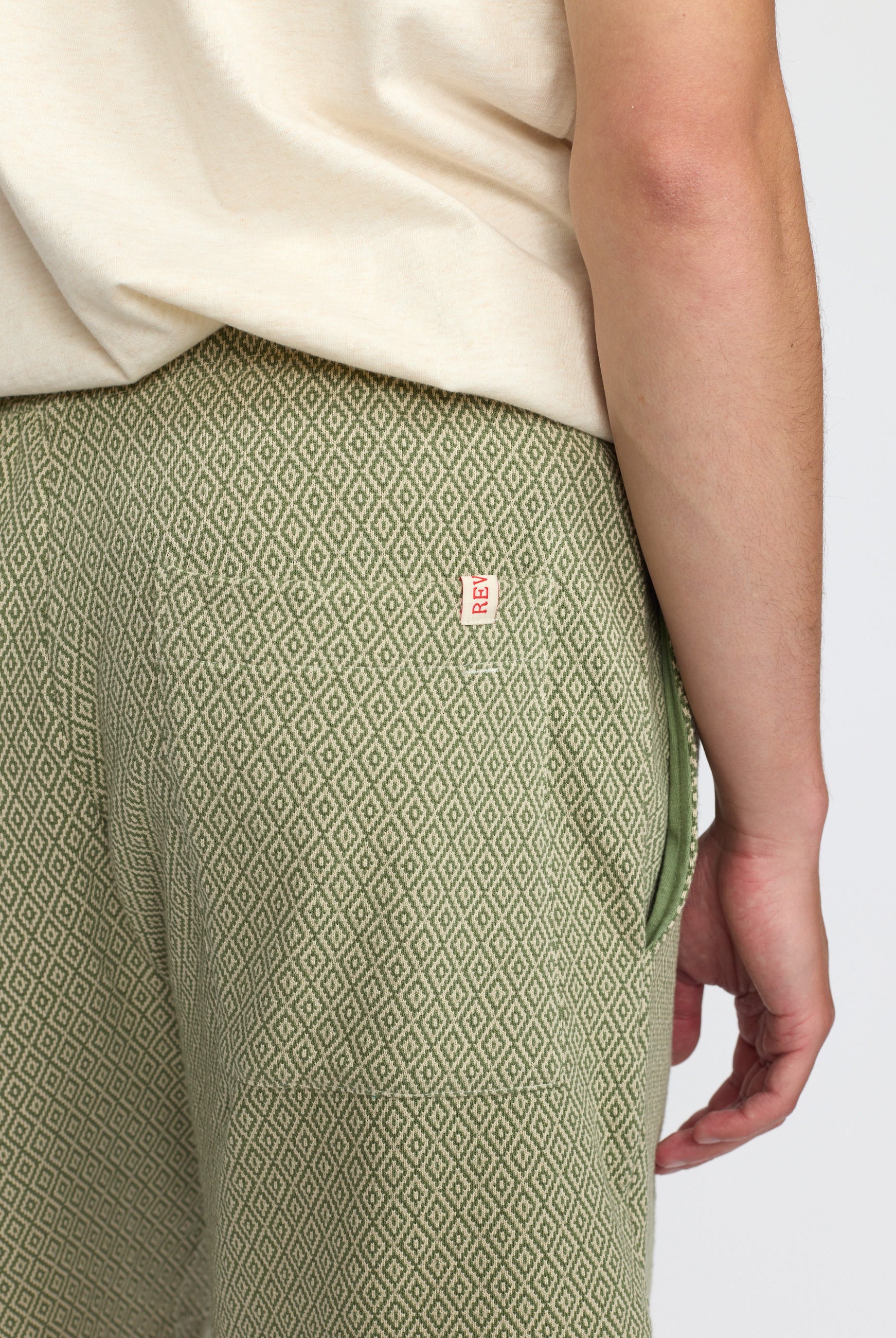 Revolution Jaquard Shorts Shorts Green
