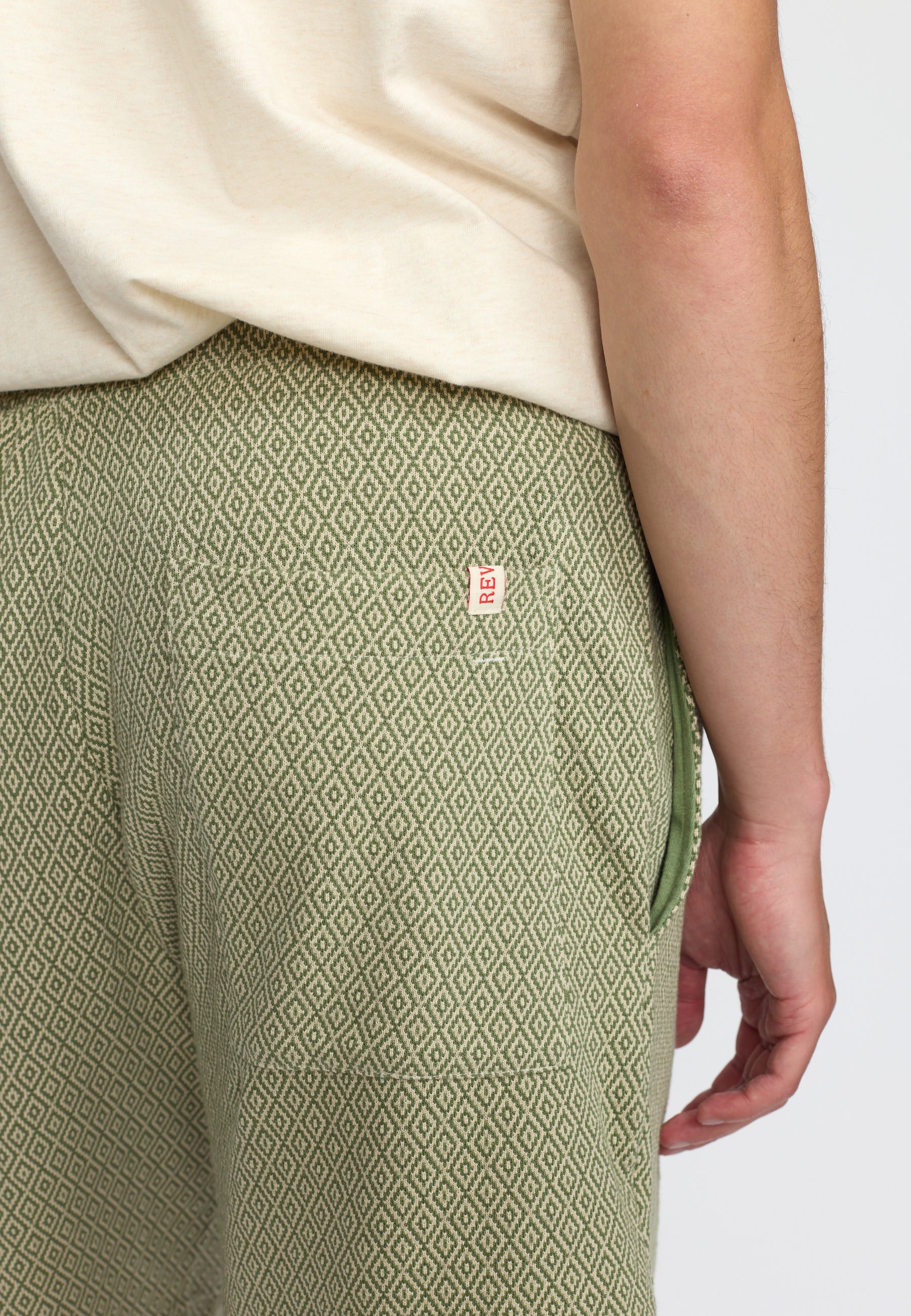 Revolution Jaquard Shorts Shorts Green
