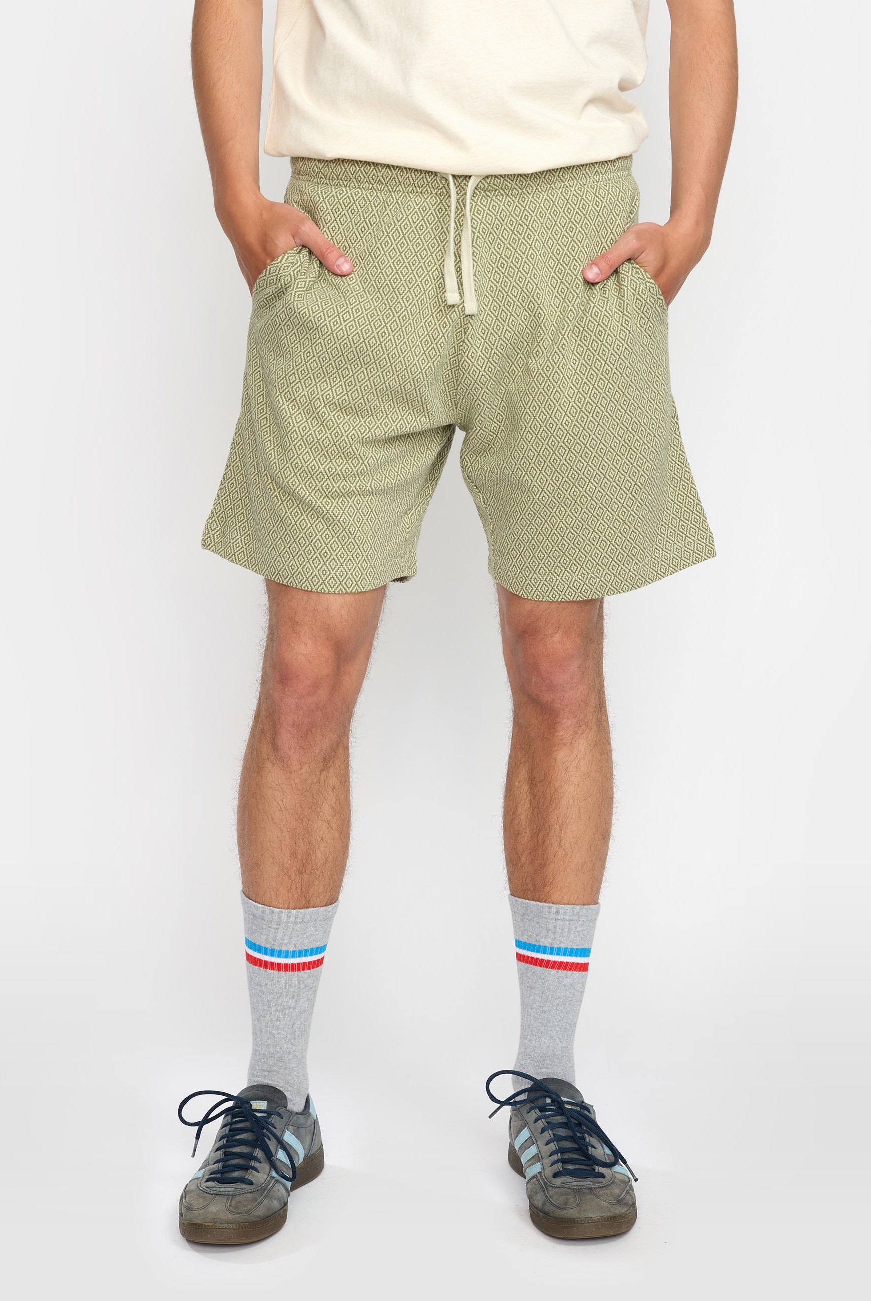 Revolution Jaquard Shorts Shorts Green