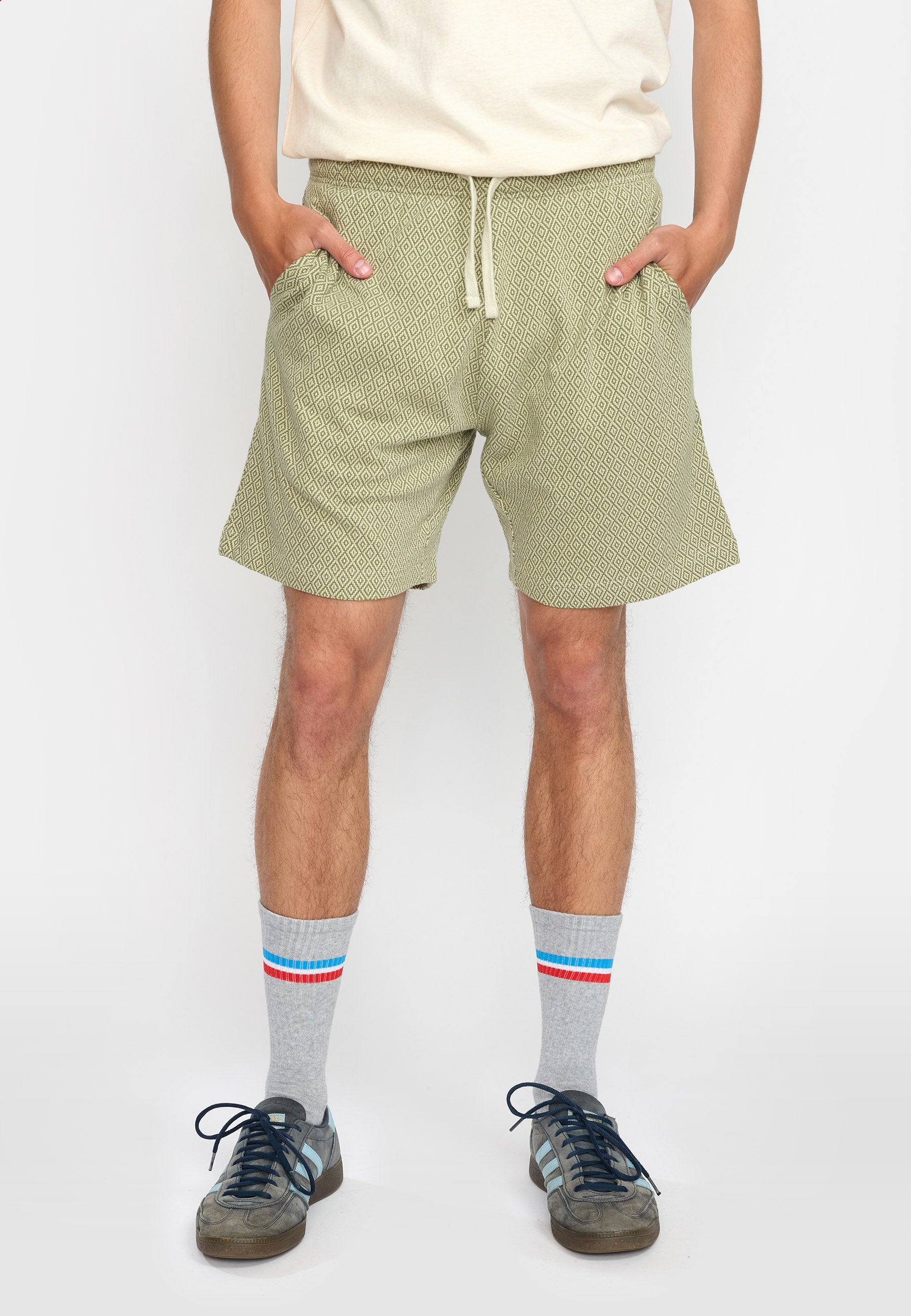 Revolution Jaquard Shorts Shorts Green