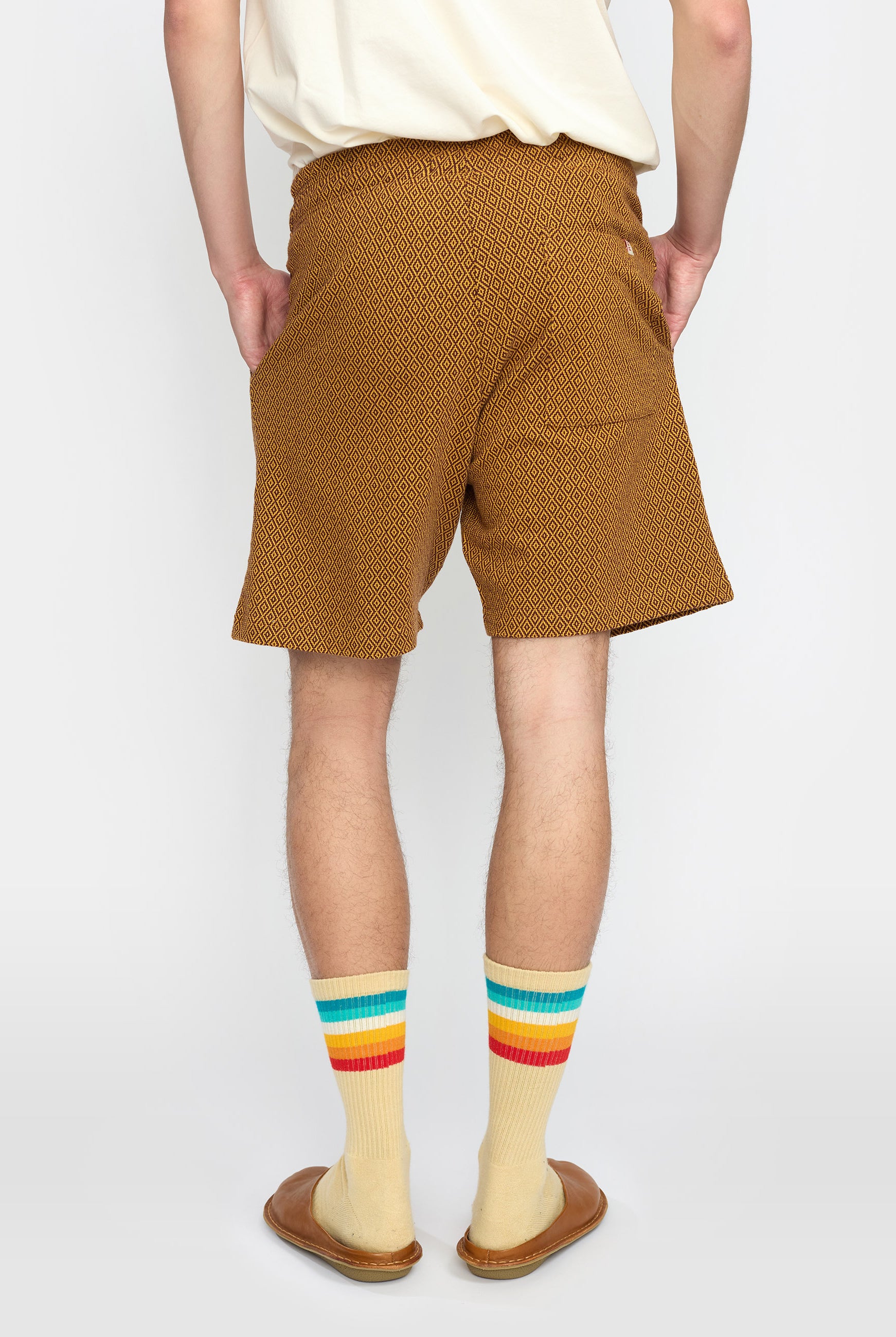 Revolution Jaquard Shorts Shorts Yellow