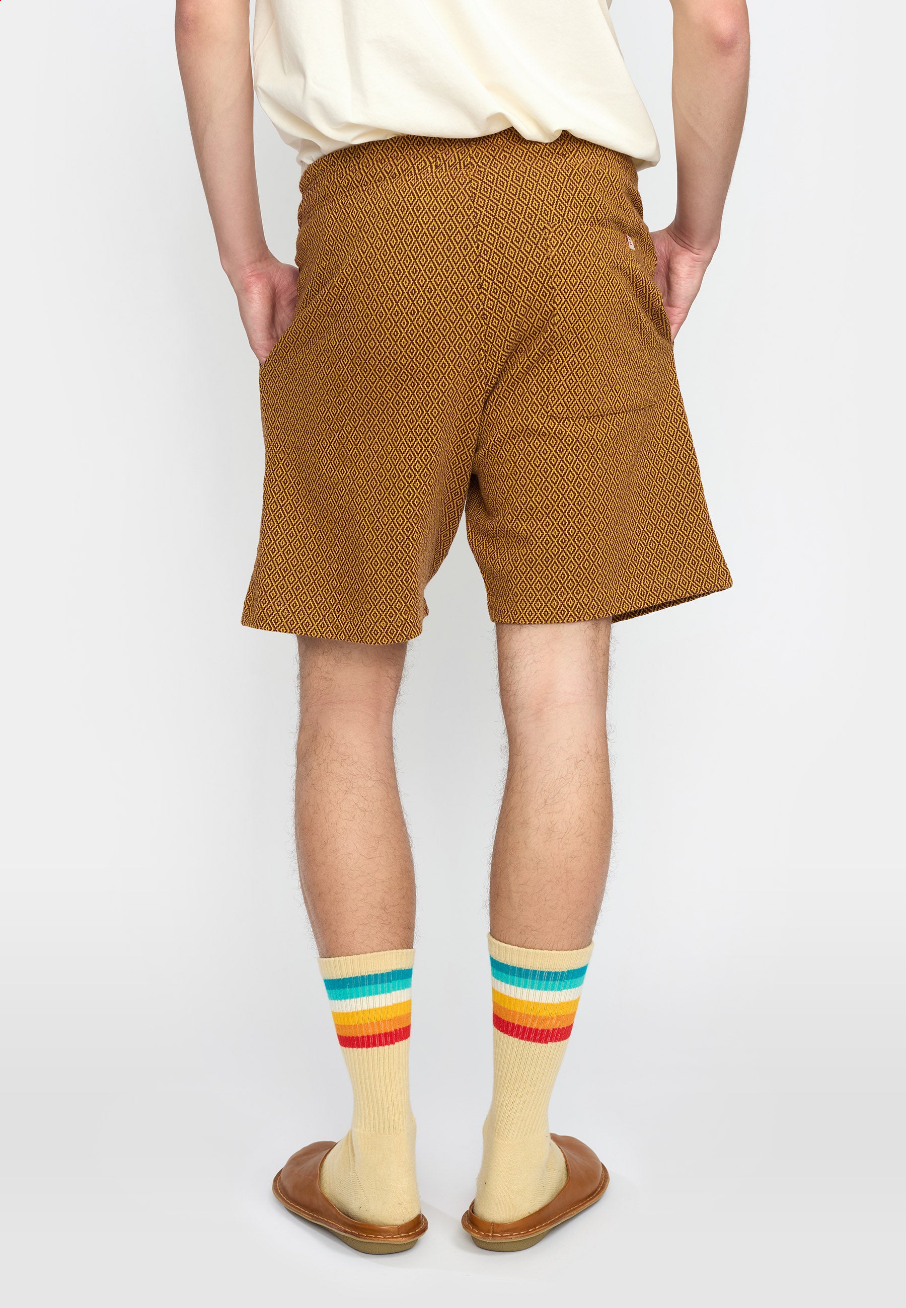 Revolution Jaquard Shorts Shorts Yellow