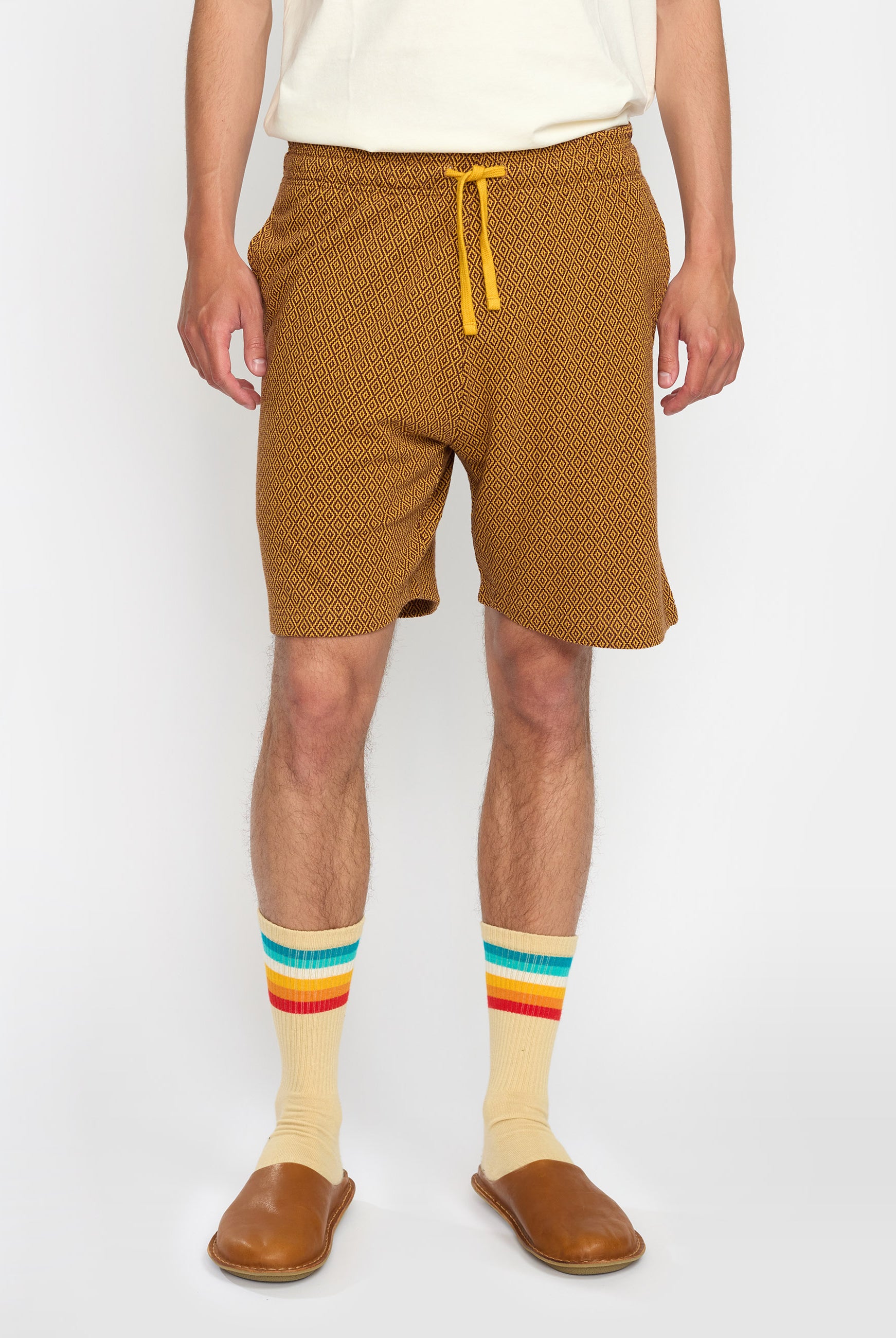 Revolution Jaquard Shorts Shorts Yellow