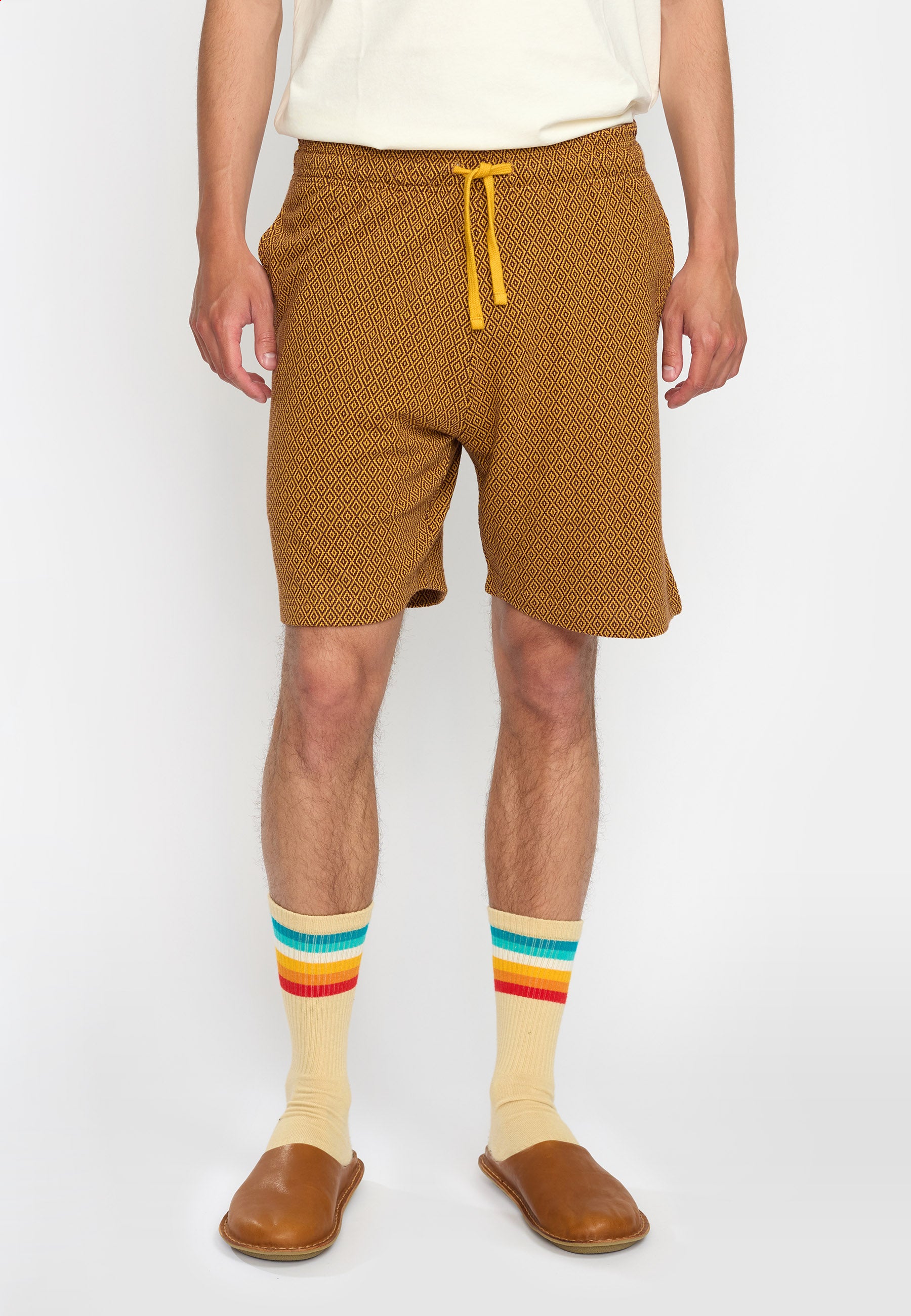 Revolution Jaquard Shorts Shorts Yellow