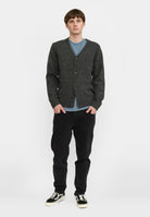 Revolution Knit Cardigan Knitwear Black