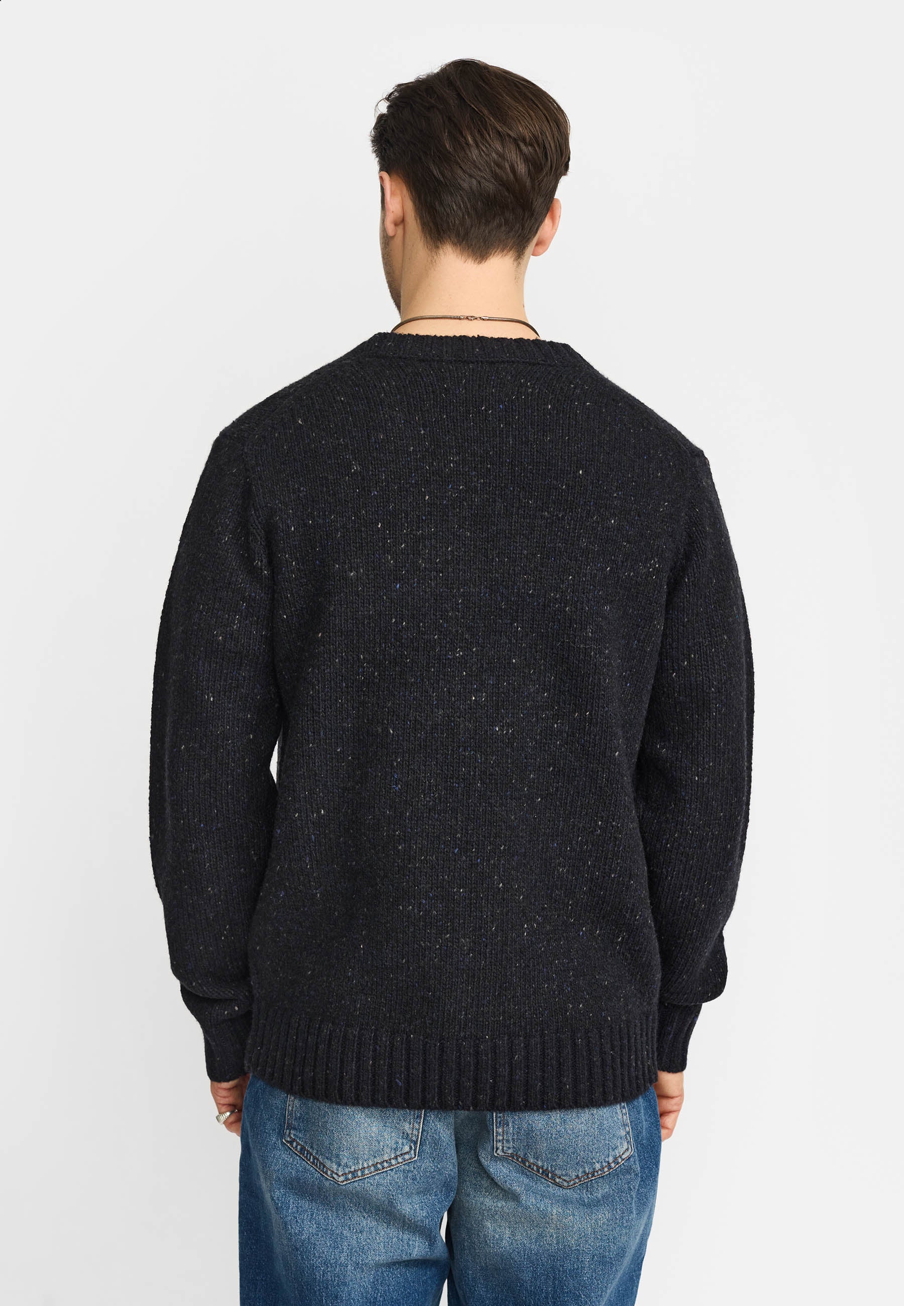 Revolution Knit Cardigan Knitwear Darknavy