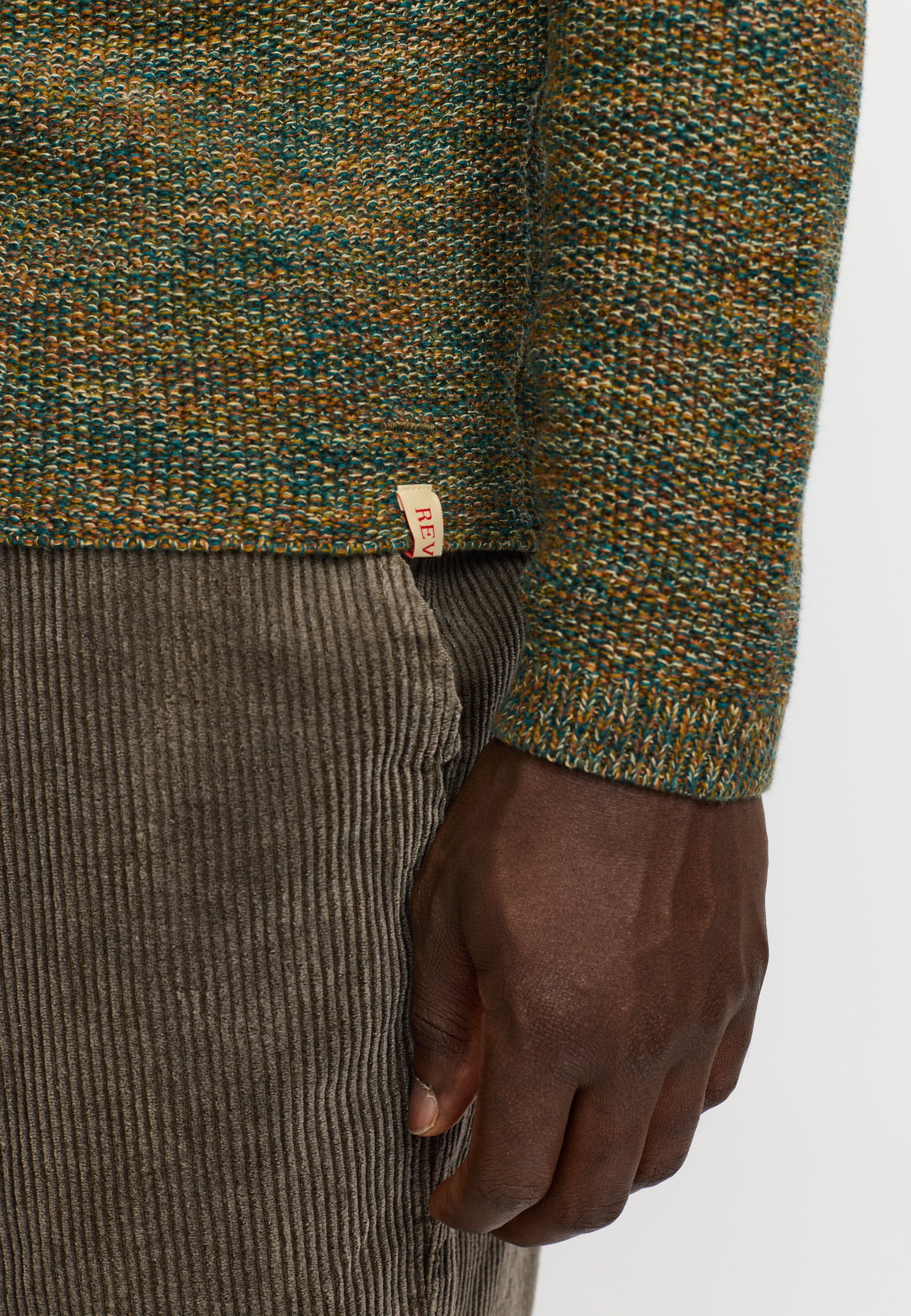 Revolution Knit Sweater Knitwear Army