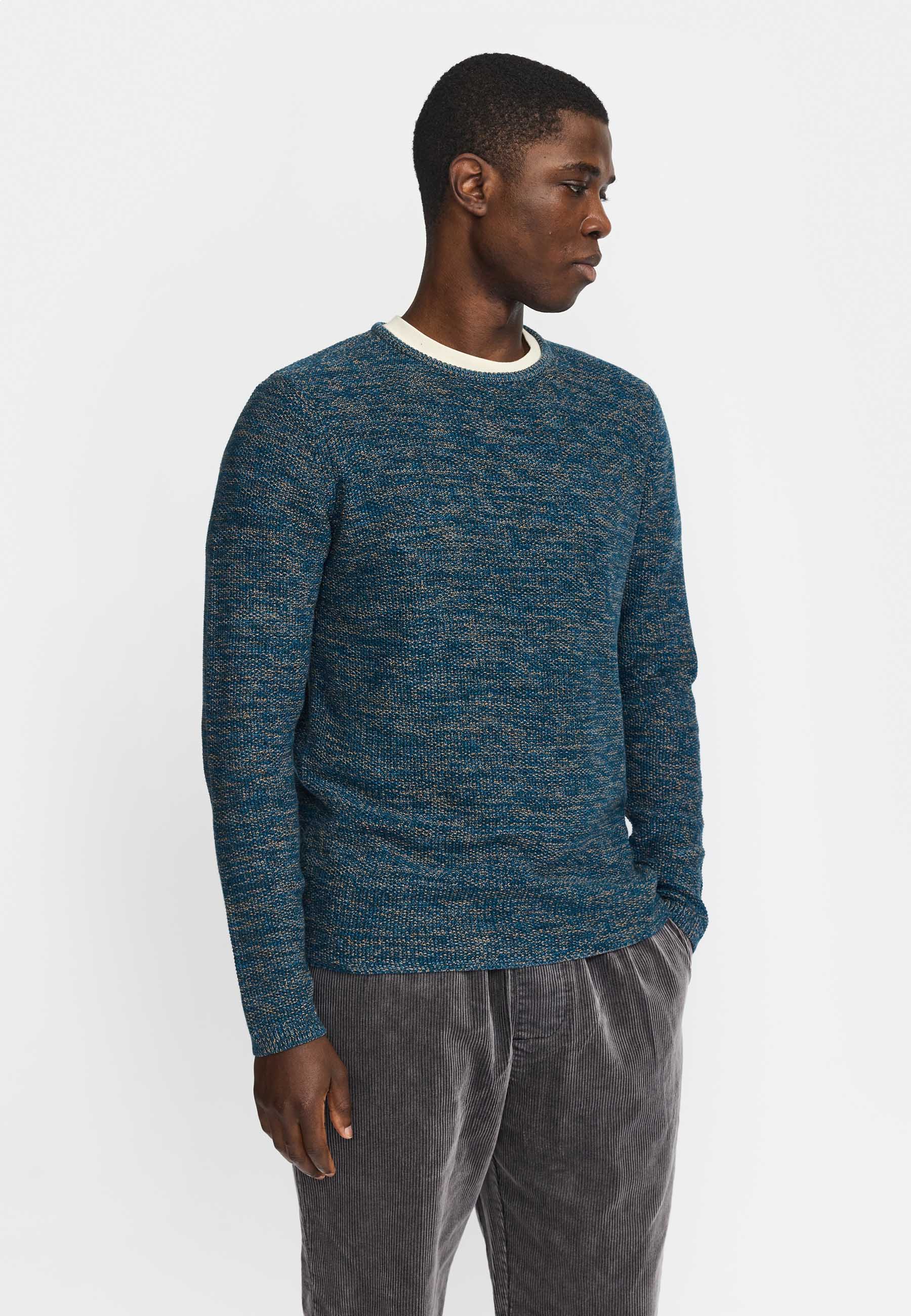 Revolution Knit Sweater Knitwear Darkblue
