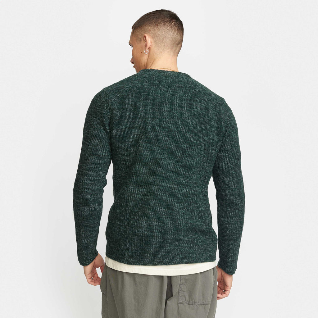 Revolution Knit Sweater Knitwear Darkgreen