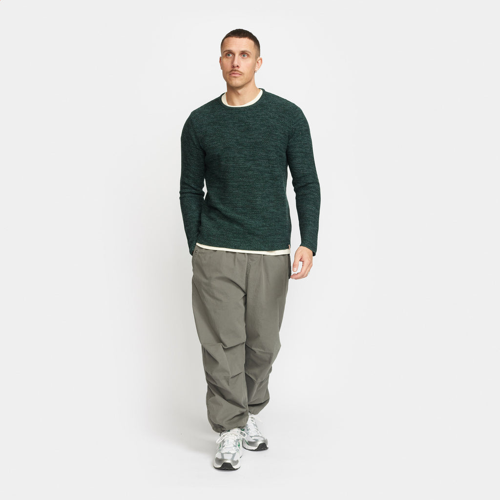 Revolution Knit Sweater Knitwear Darkgreen