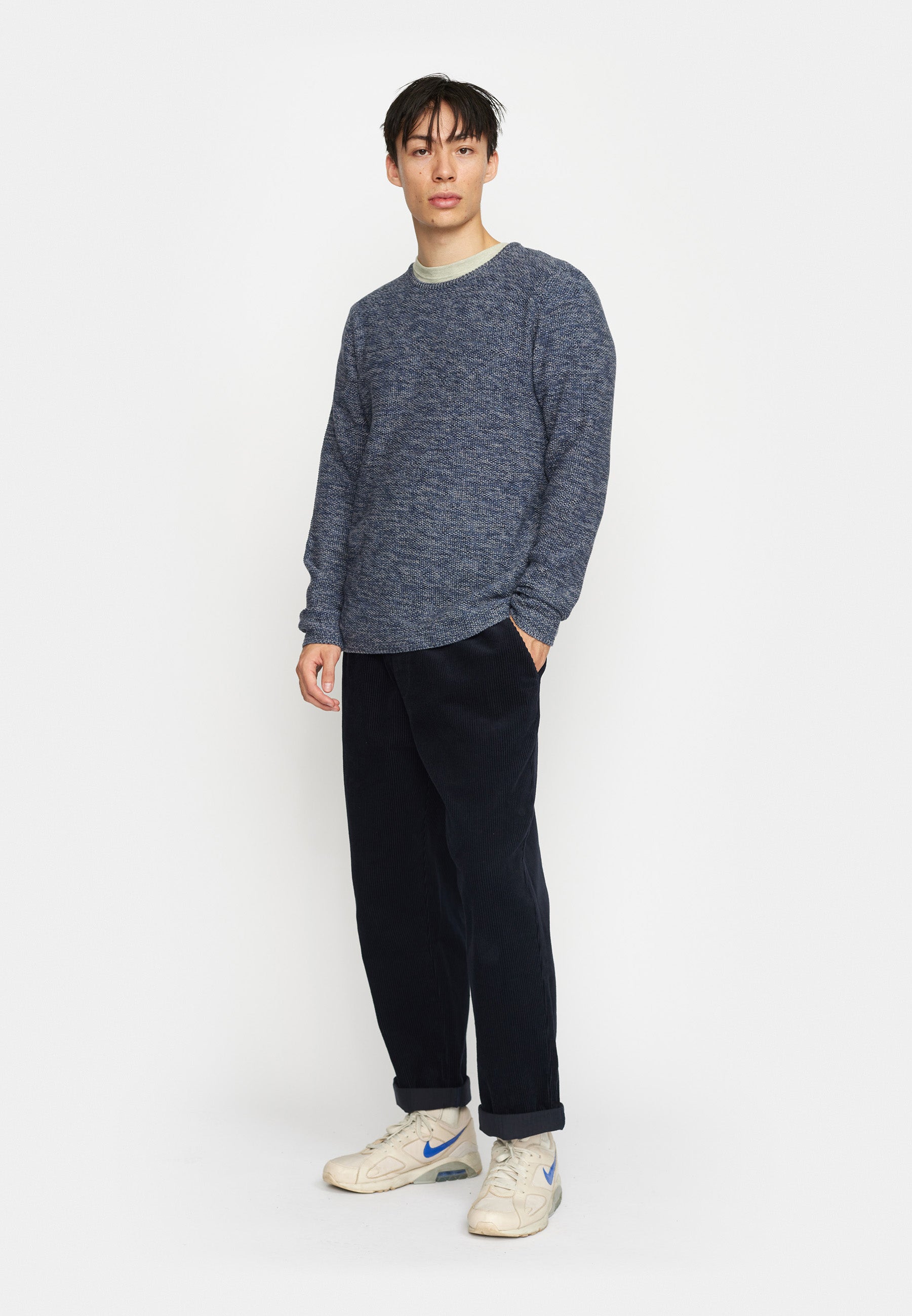 Revolution Knit Sweater Knitwear Dustblue