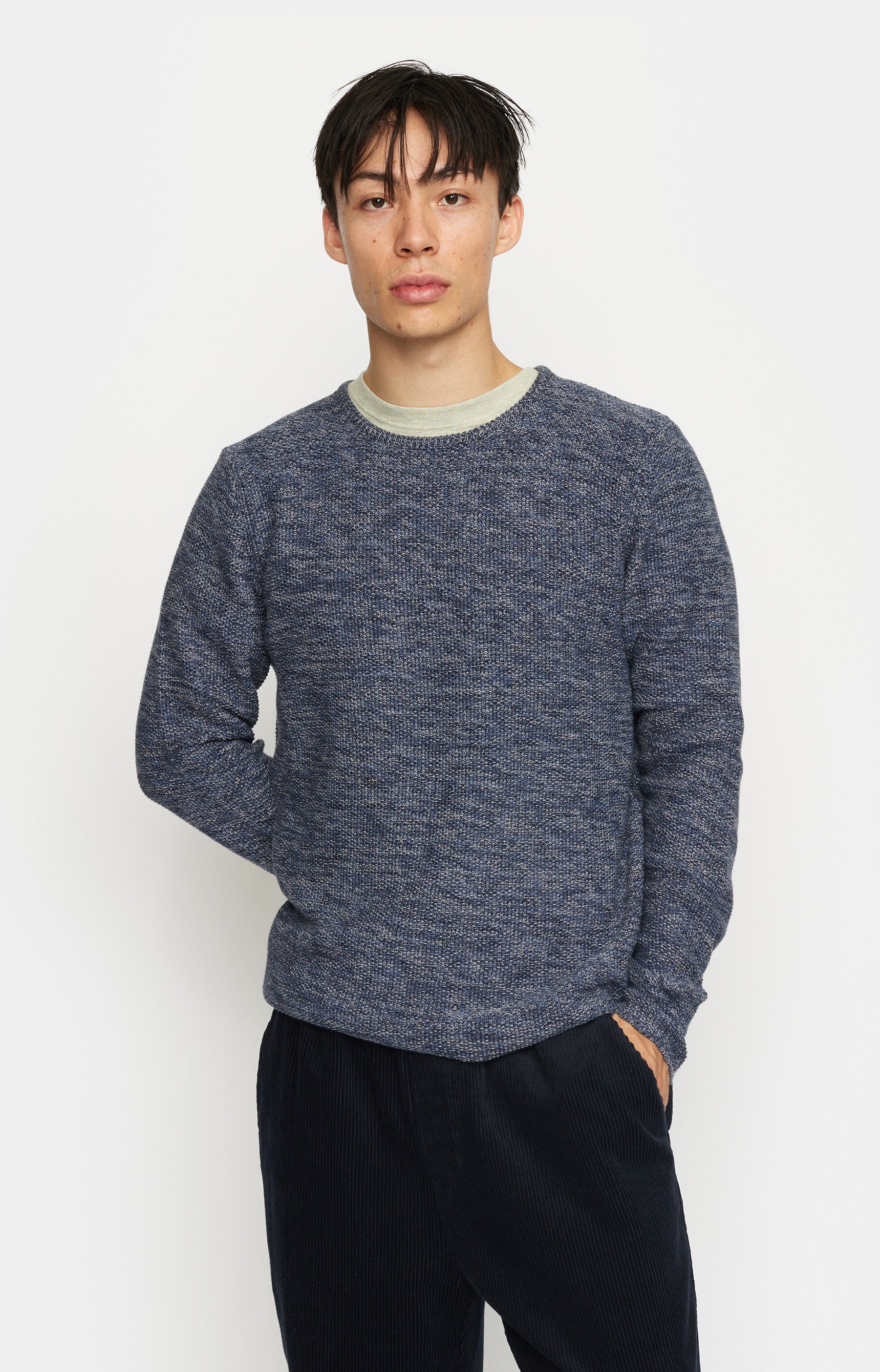 Revolution Knit Sweater Knitwear Dustblue