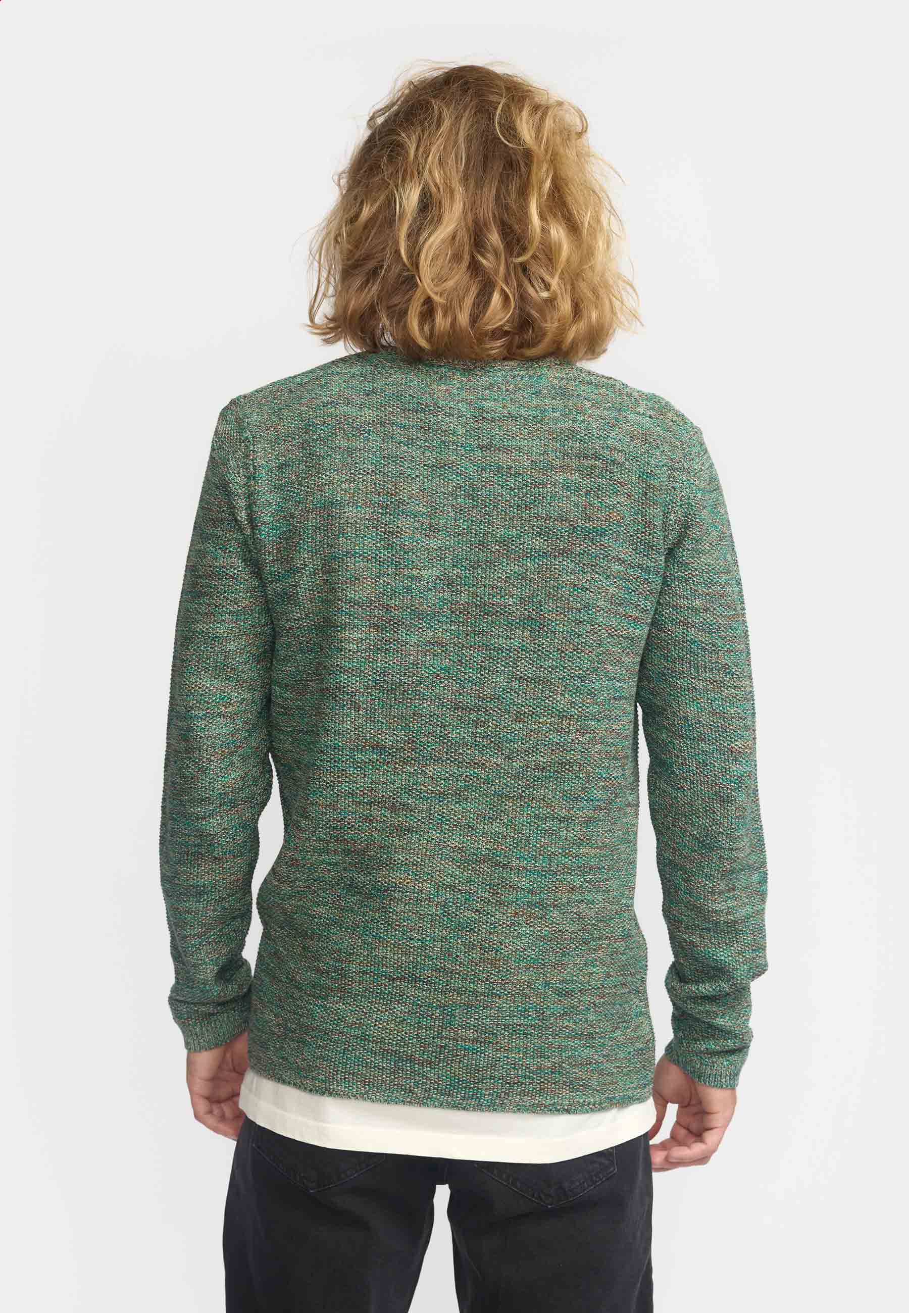 Revolution Knit Sweater Knitwear Green-mix