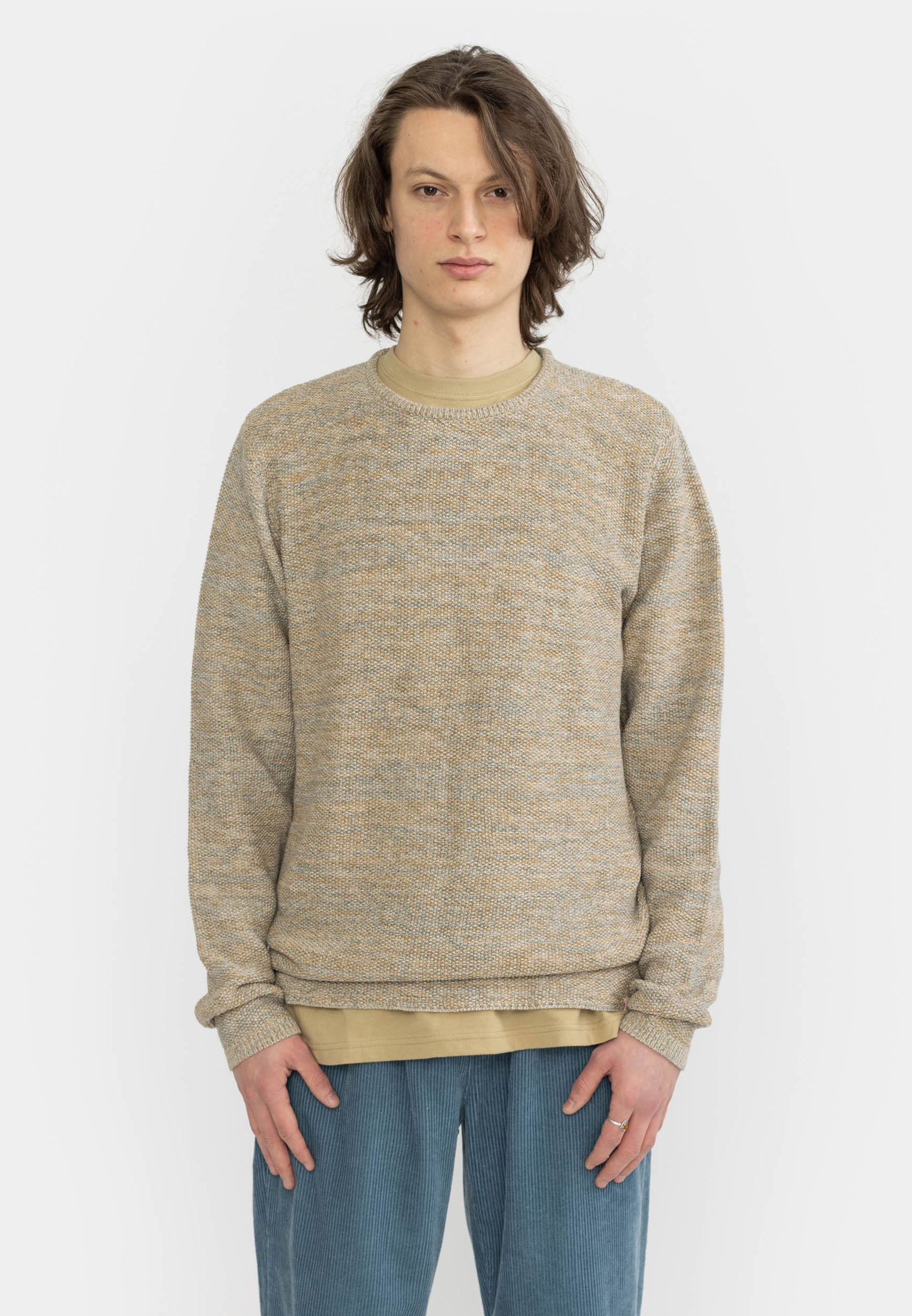 Revolution Knit Sweater Knitwear Khaki