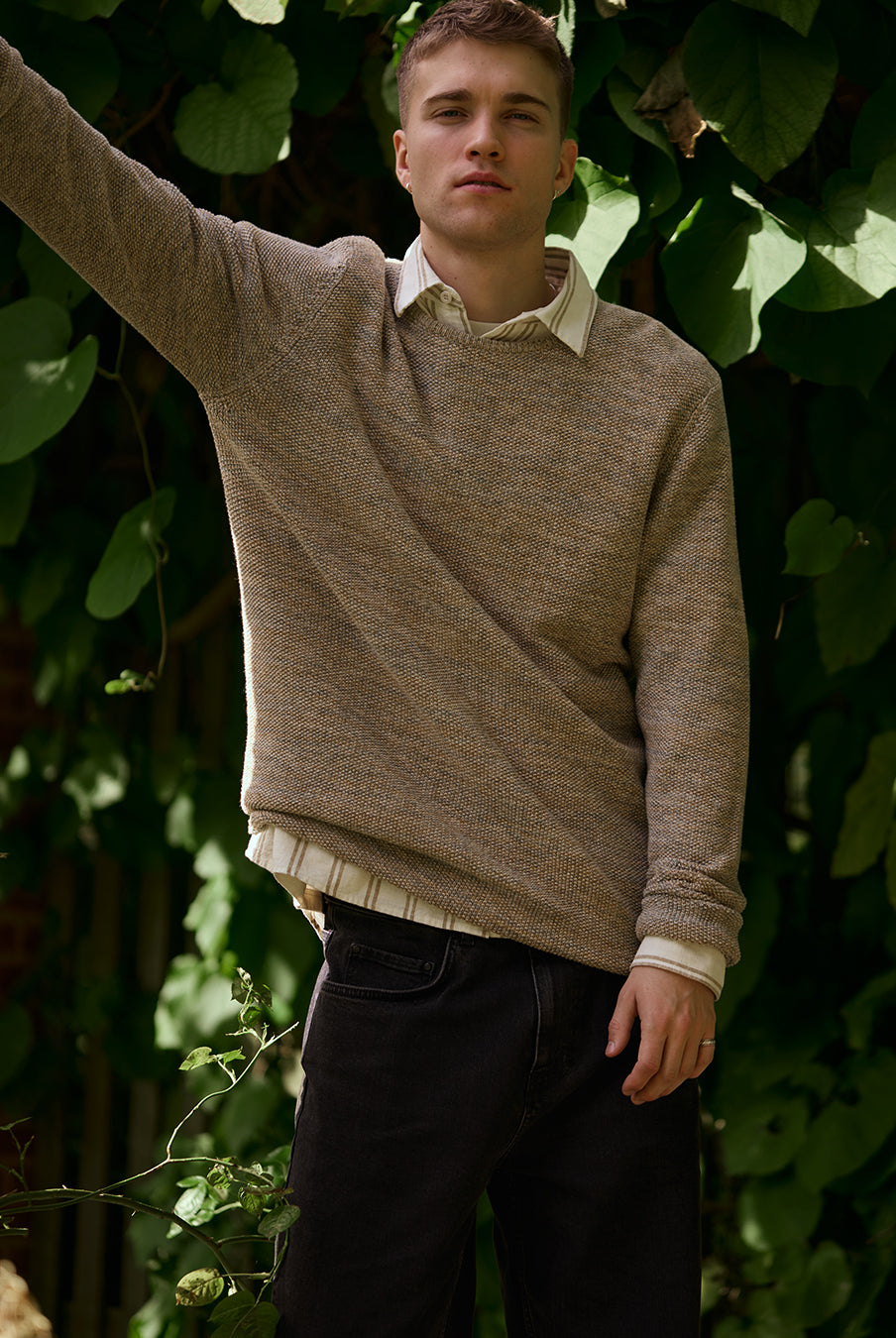 Revolution Knit Sweater Knitwear Khaki