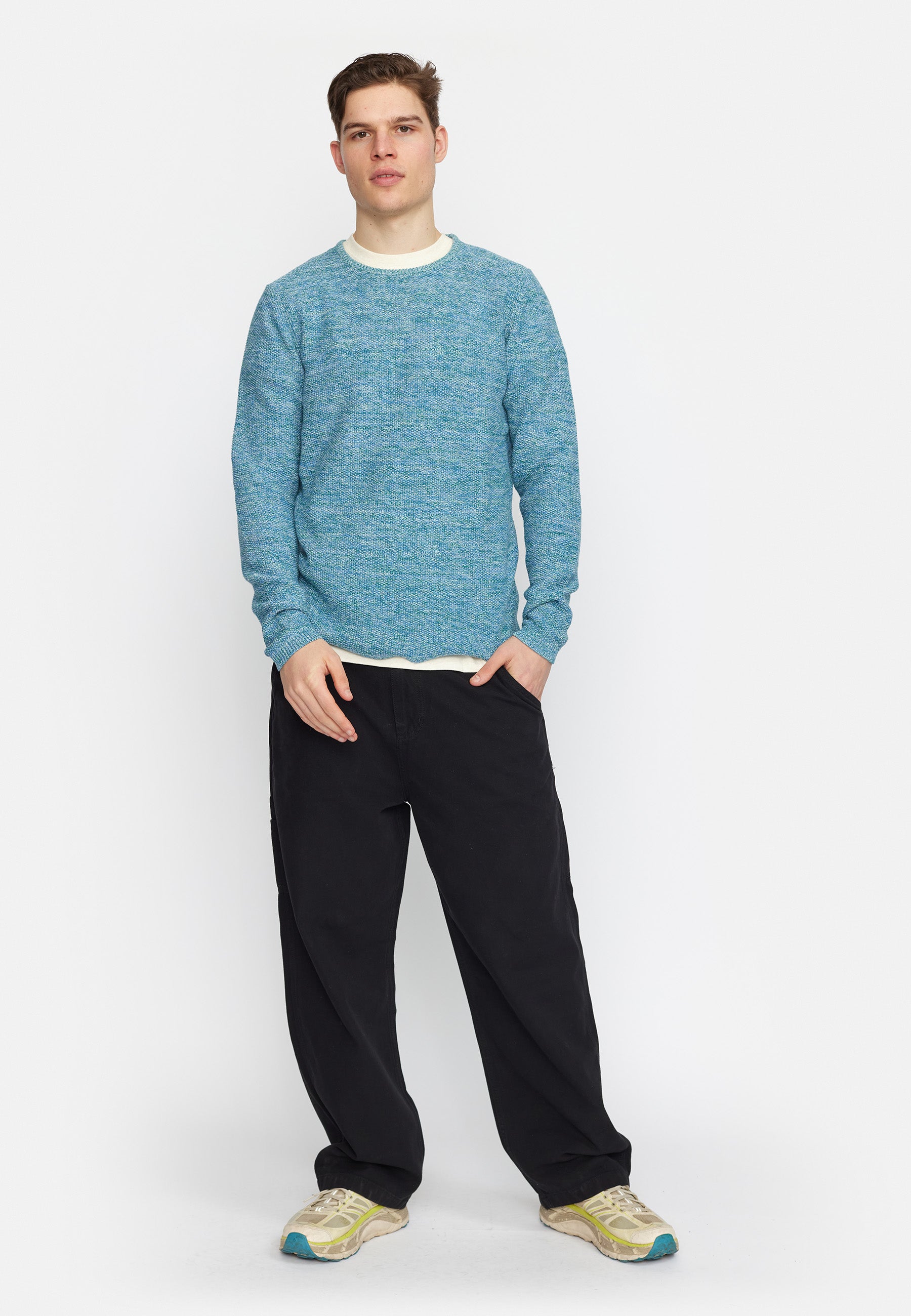Revolution Knit Sweater Knitwear Turquise