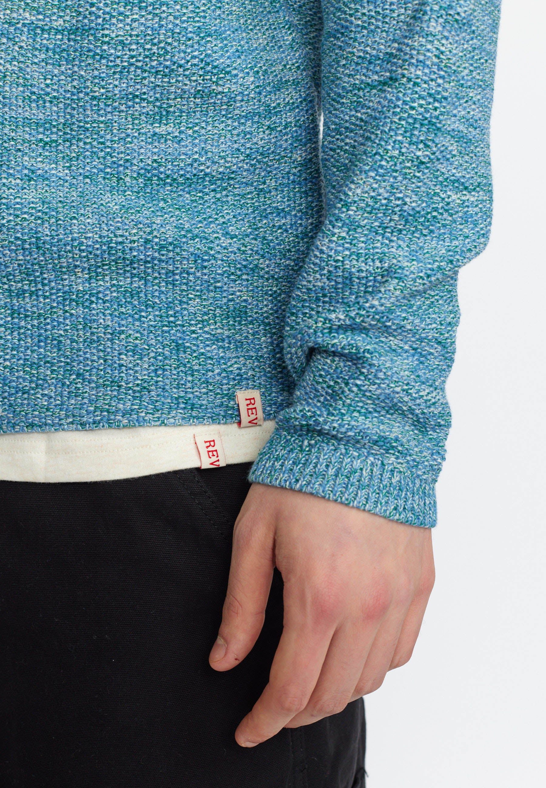 Revolution Knit Sweater Knitwear Turquise