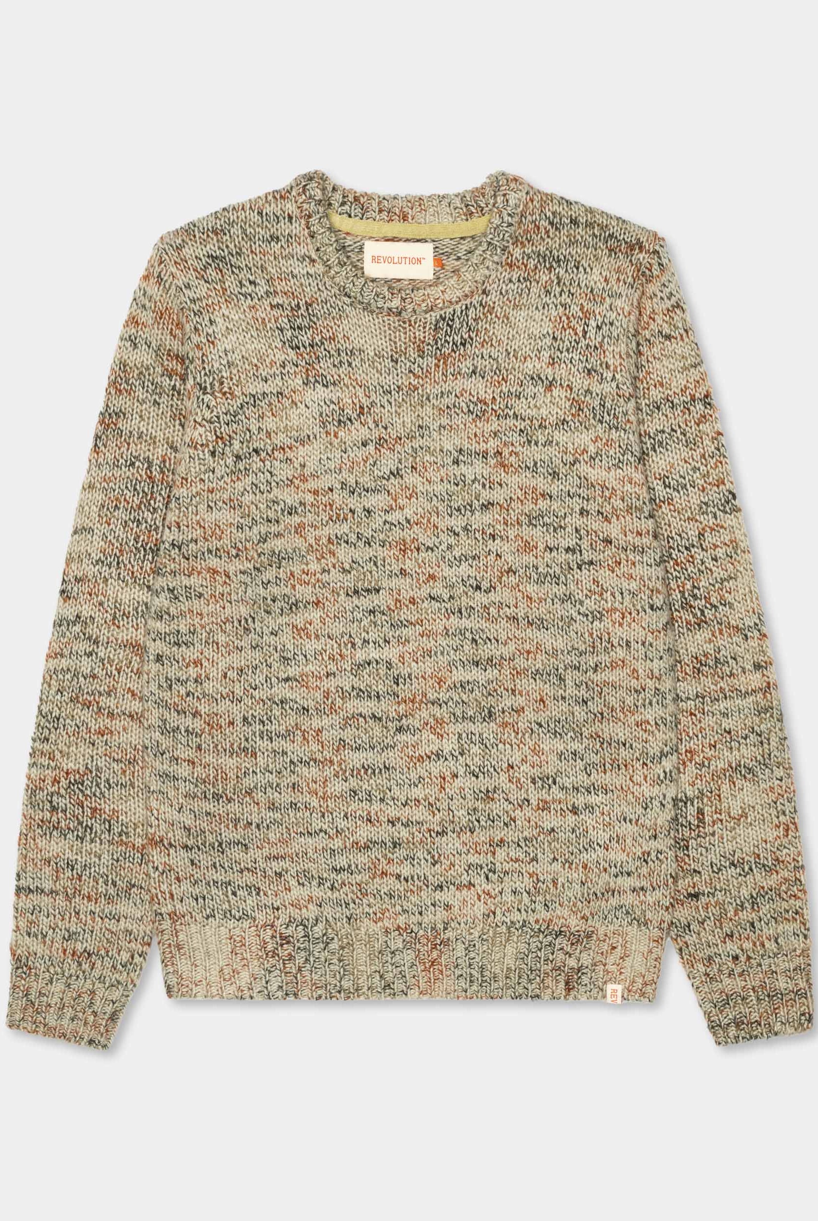 Revolution Knit Sweater Knitwear Lightkhaki