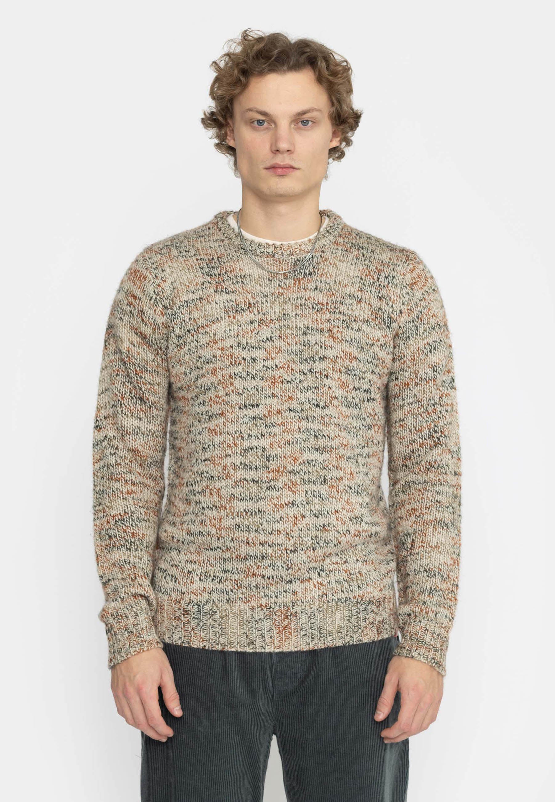 Revolution Knit Sweater Knitwear Lightkhaki