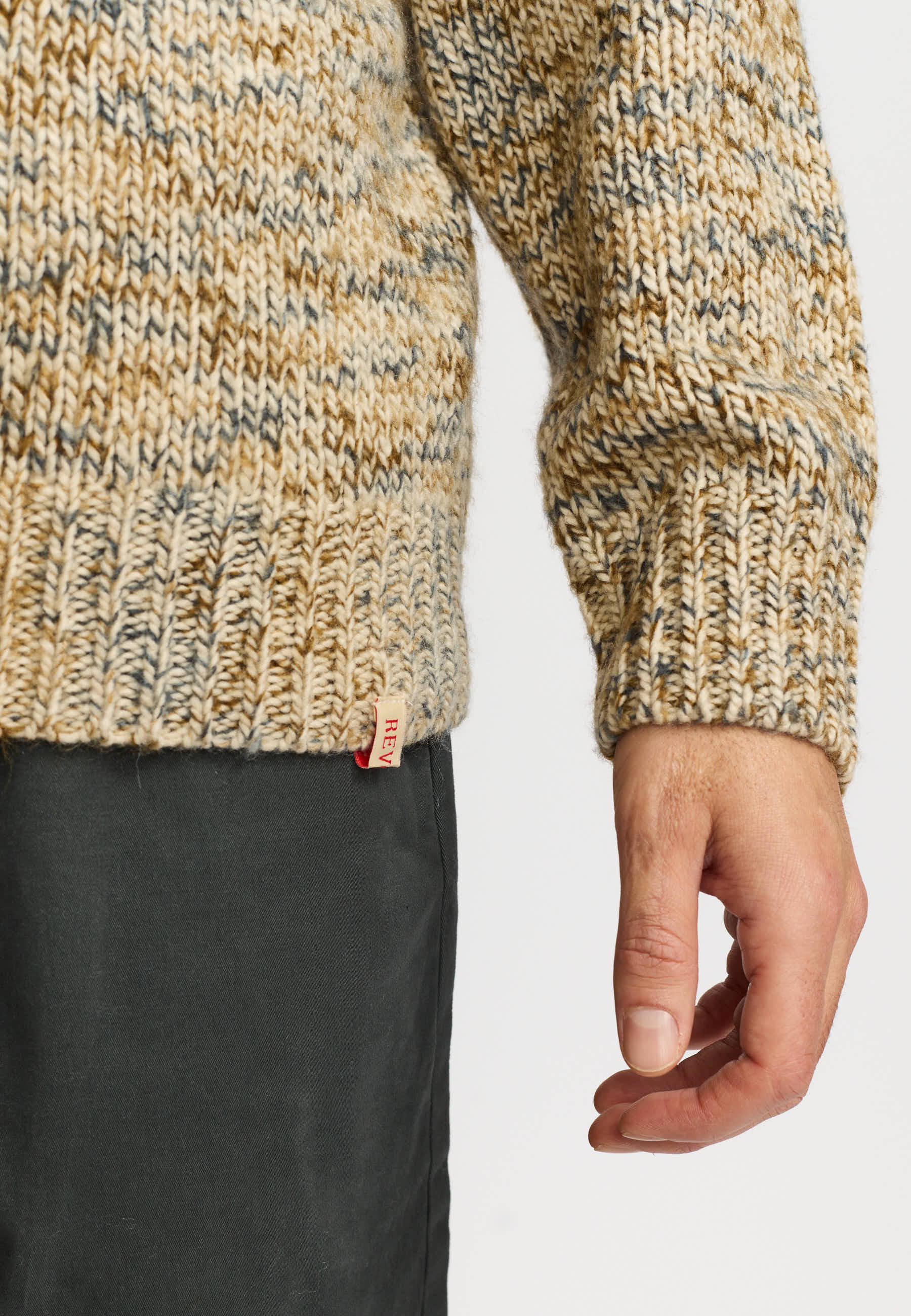 Revolution Knit Sweater Knitwear Offwhite