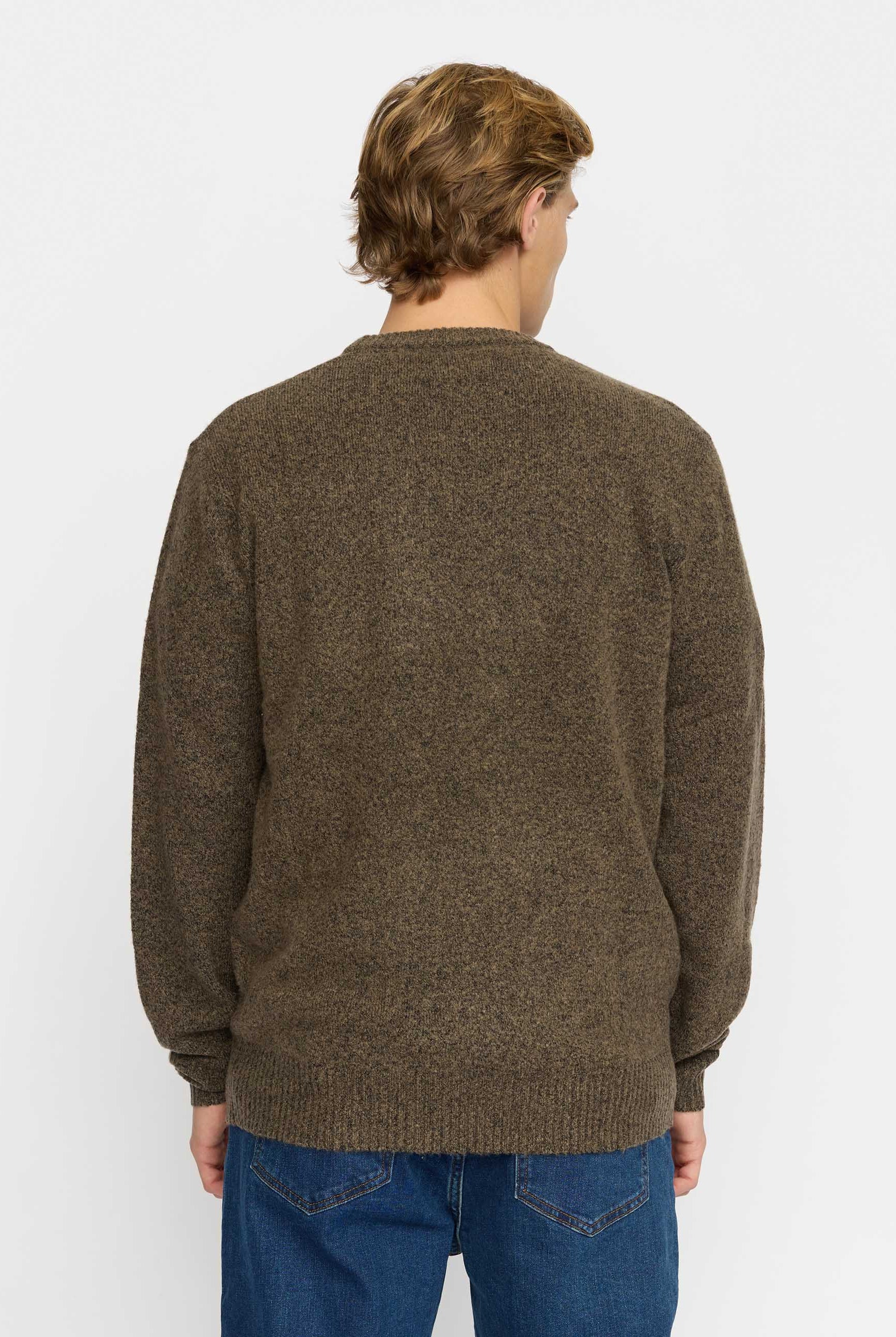 Revolution Knit Sweater Knitwear Brown