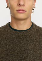 Revolution Knit Sweater Knitwear Brown