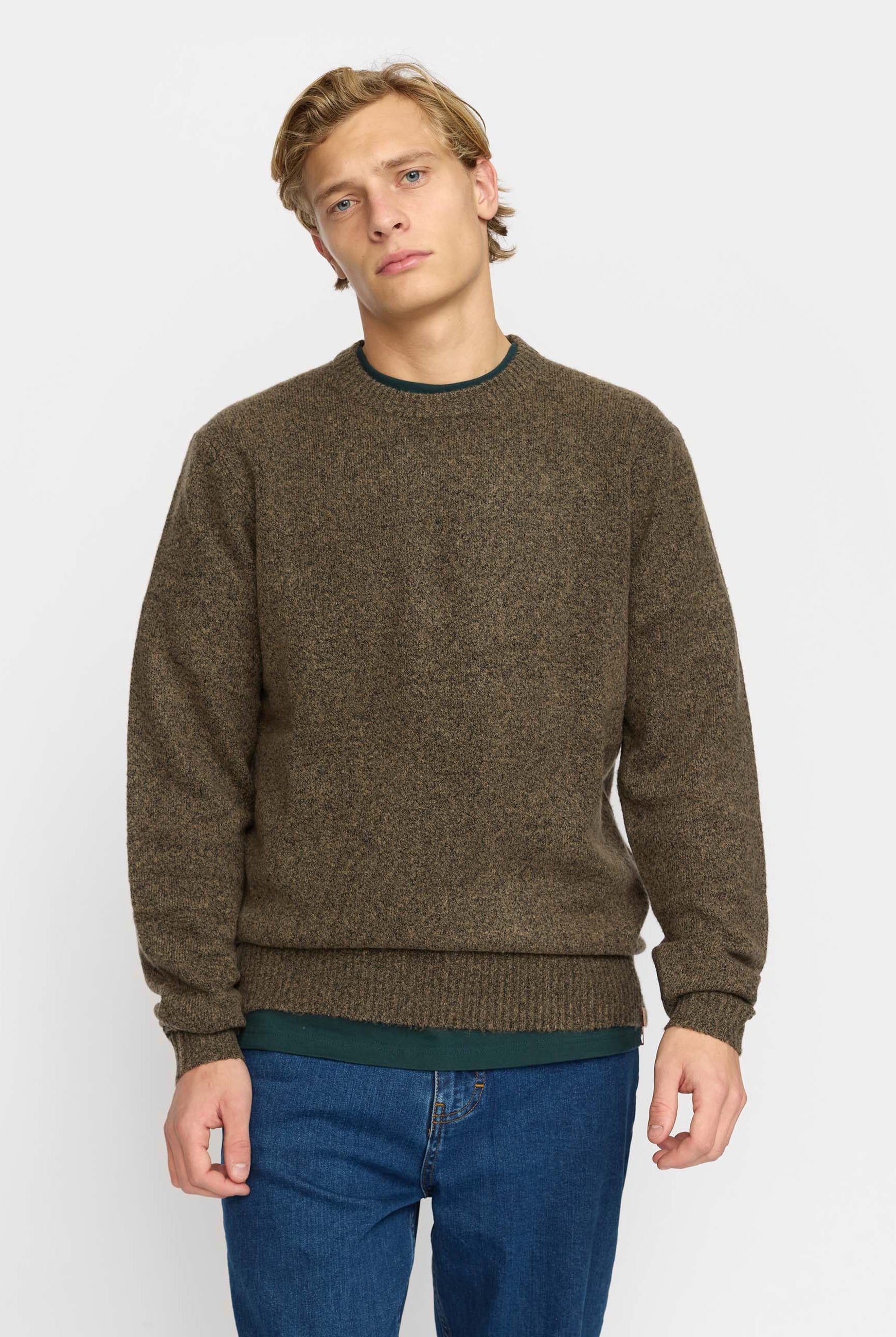 Revolution Knit Sweater Knitwear Brown