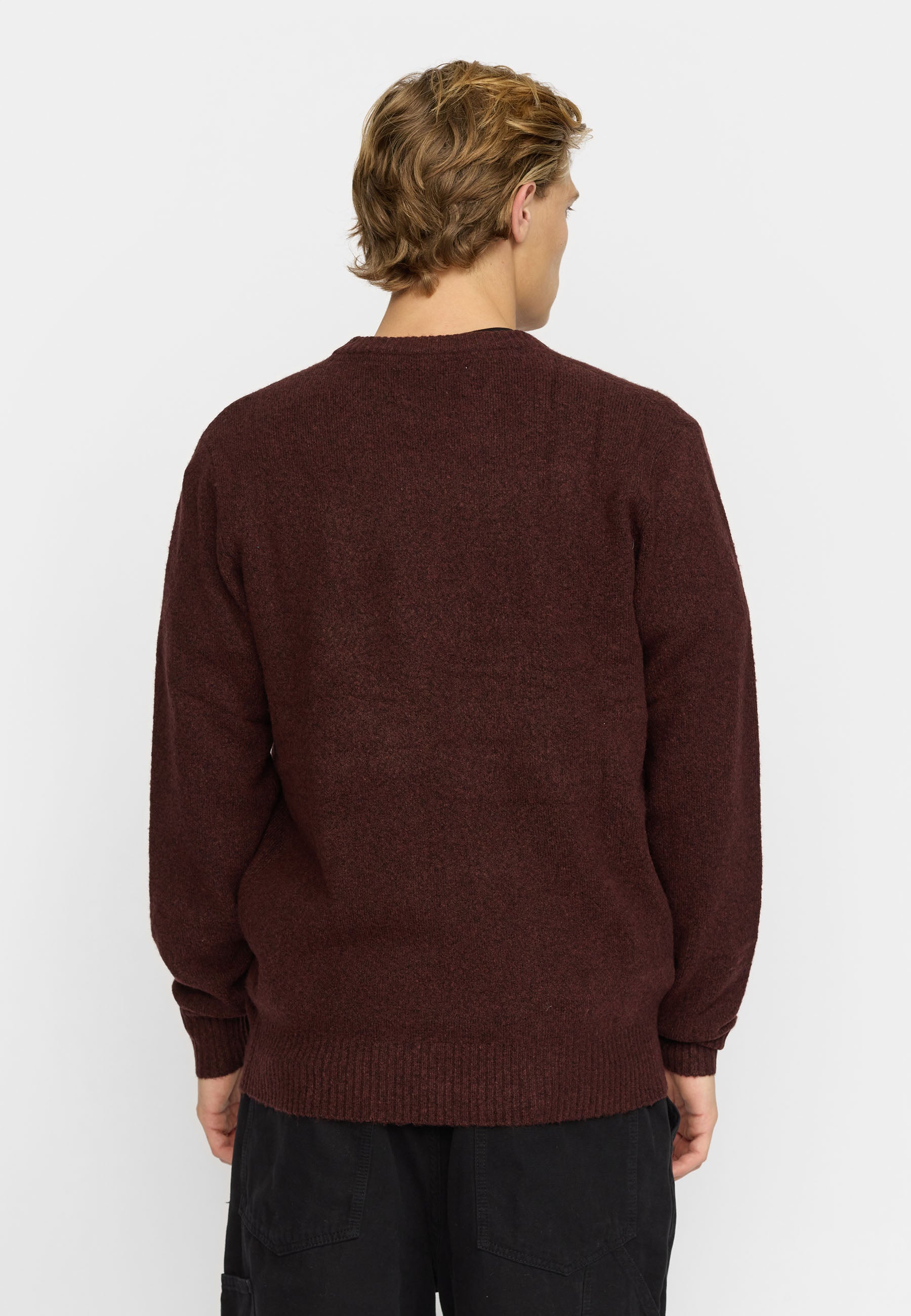 Revolution Knit Sweater Knitwear Burgundy