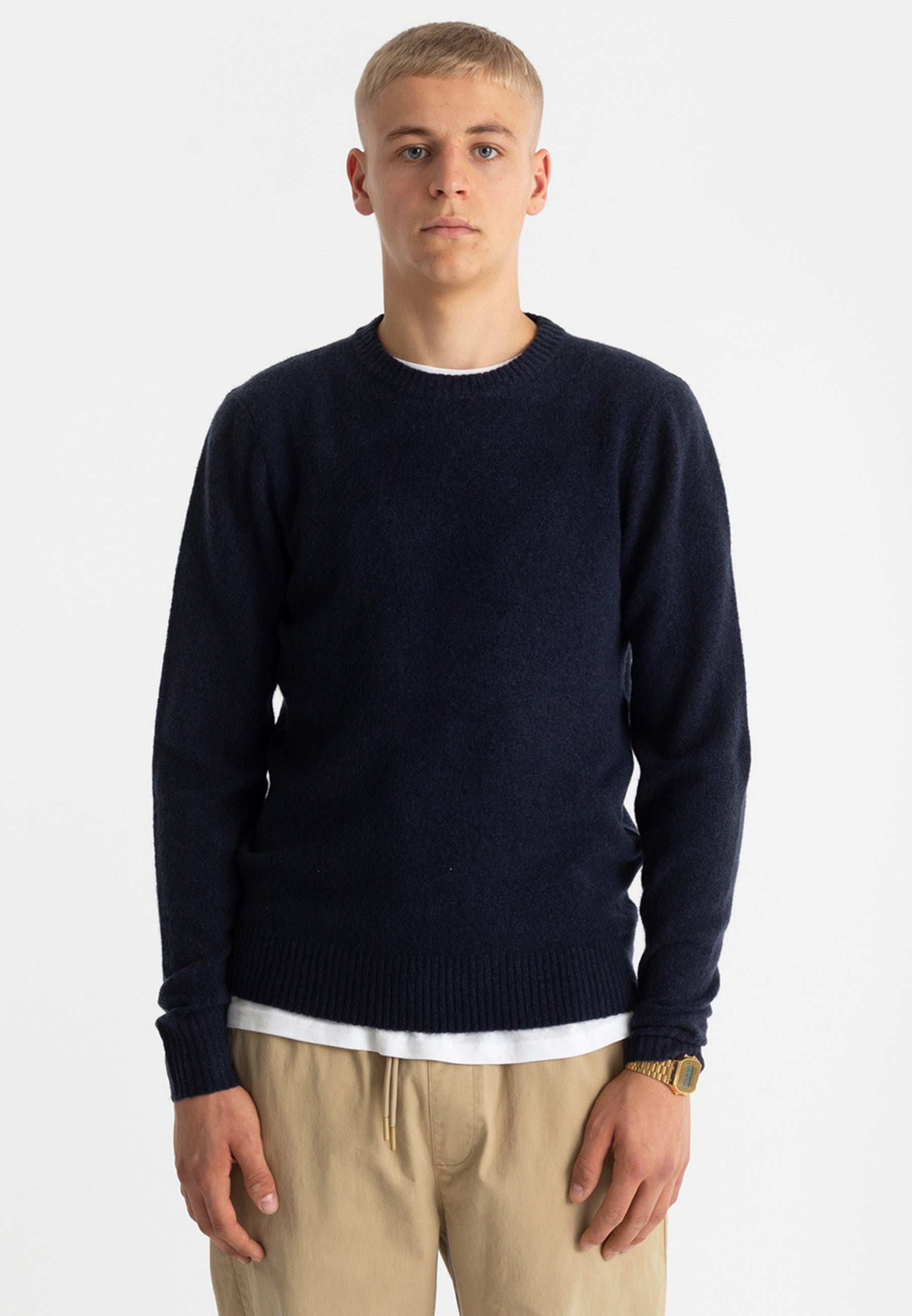 Revolution Knit Sweater Knitwear Darknavy