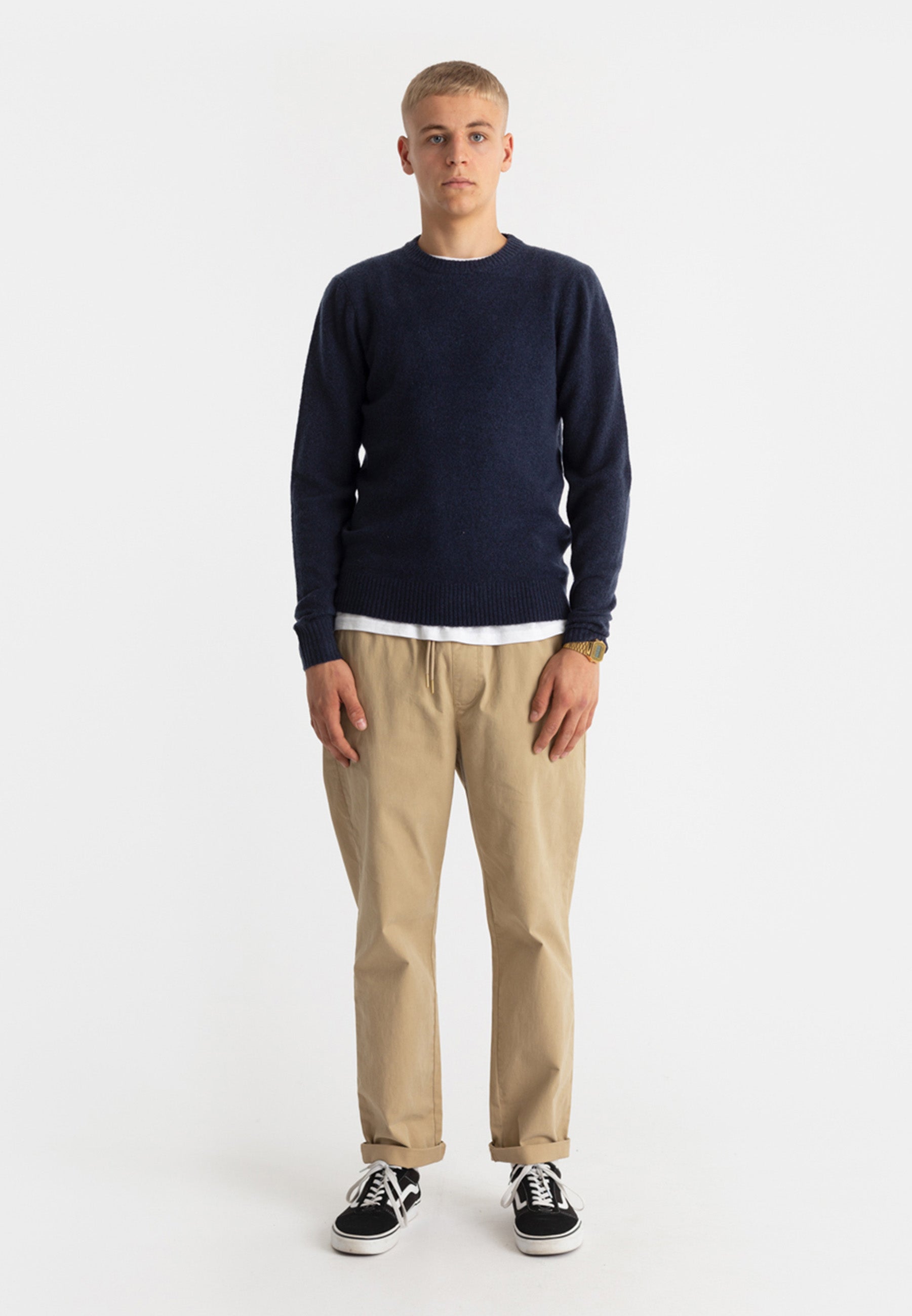 Revolution Knit Sweater Knitwear Darknavy
