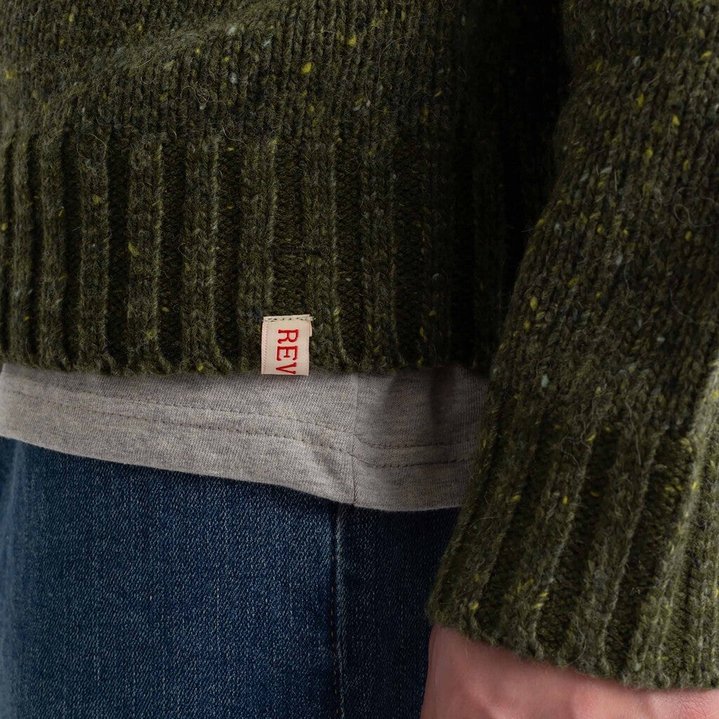 Revolution Knit Sweater Knitwear Green
