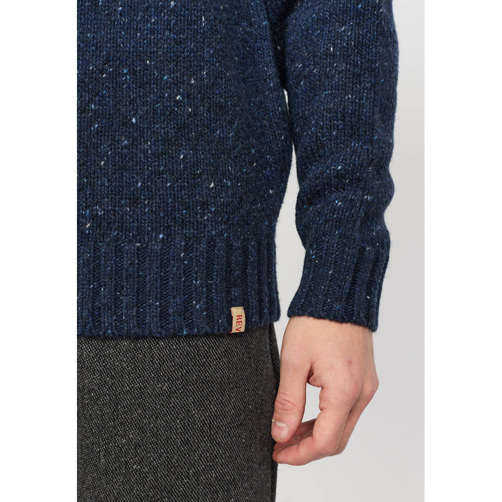 Revolution Knit Sweater Knitwear Navy