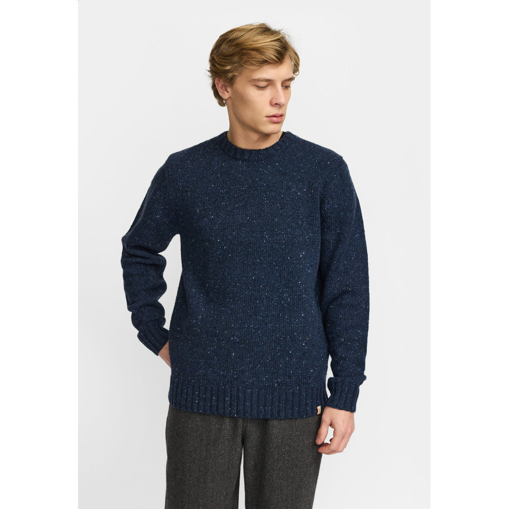 Revolution Knit Sweater Knitwear Navy