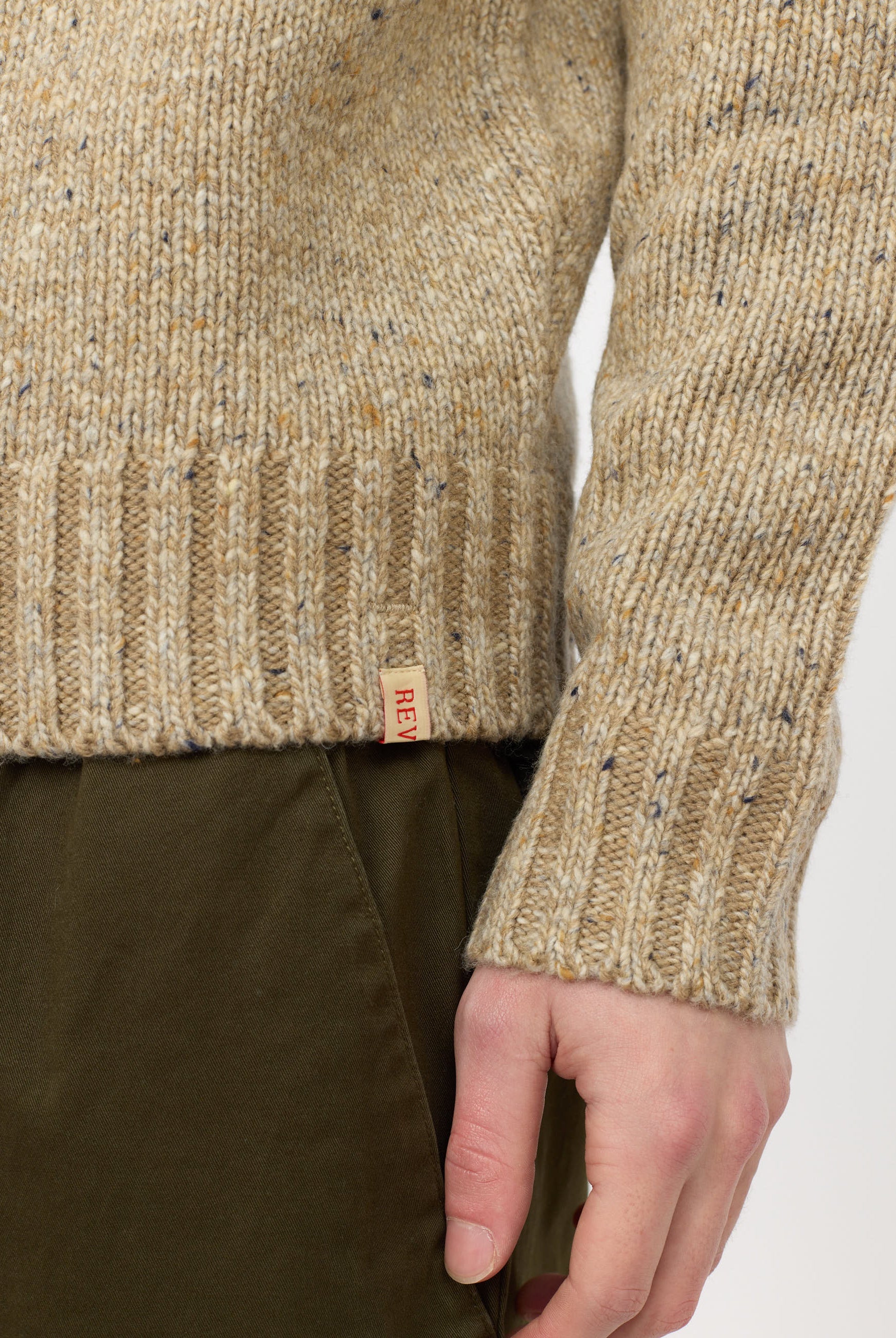 Revolution Knit Sweater Knitwear Offwhite