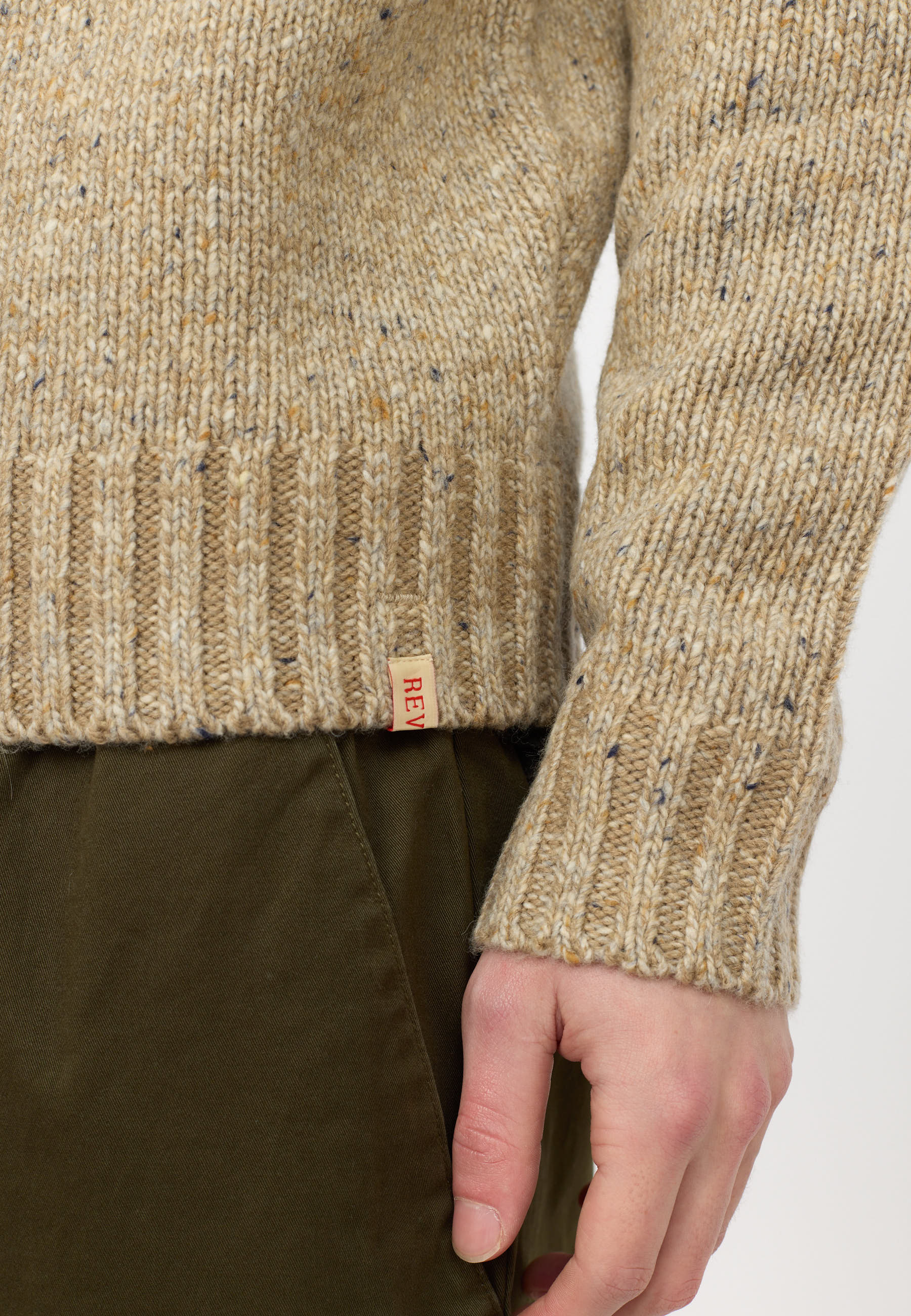 Revolution Knit Sweater Knitwear Offwhite
