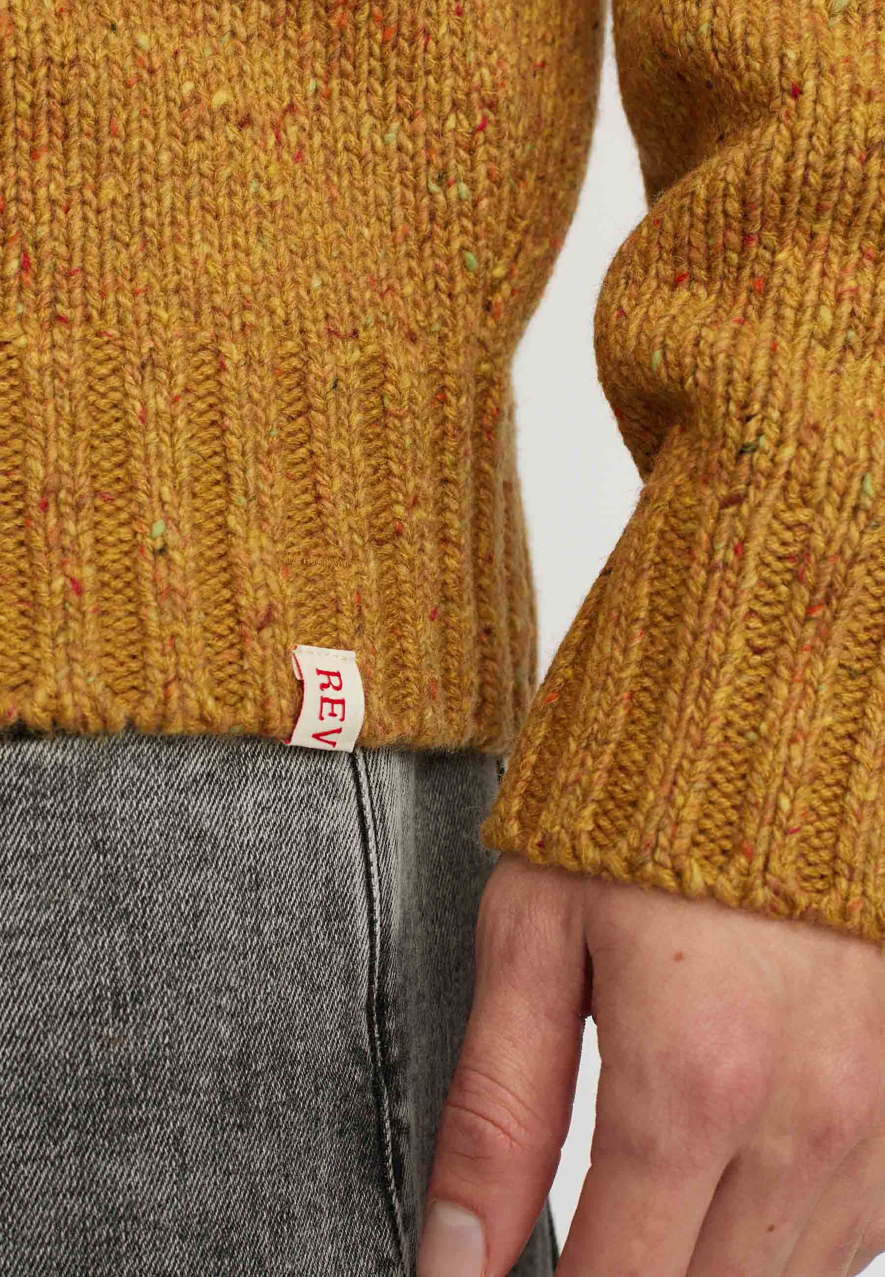 Revolution Knit Sweater Knitwear Yellow