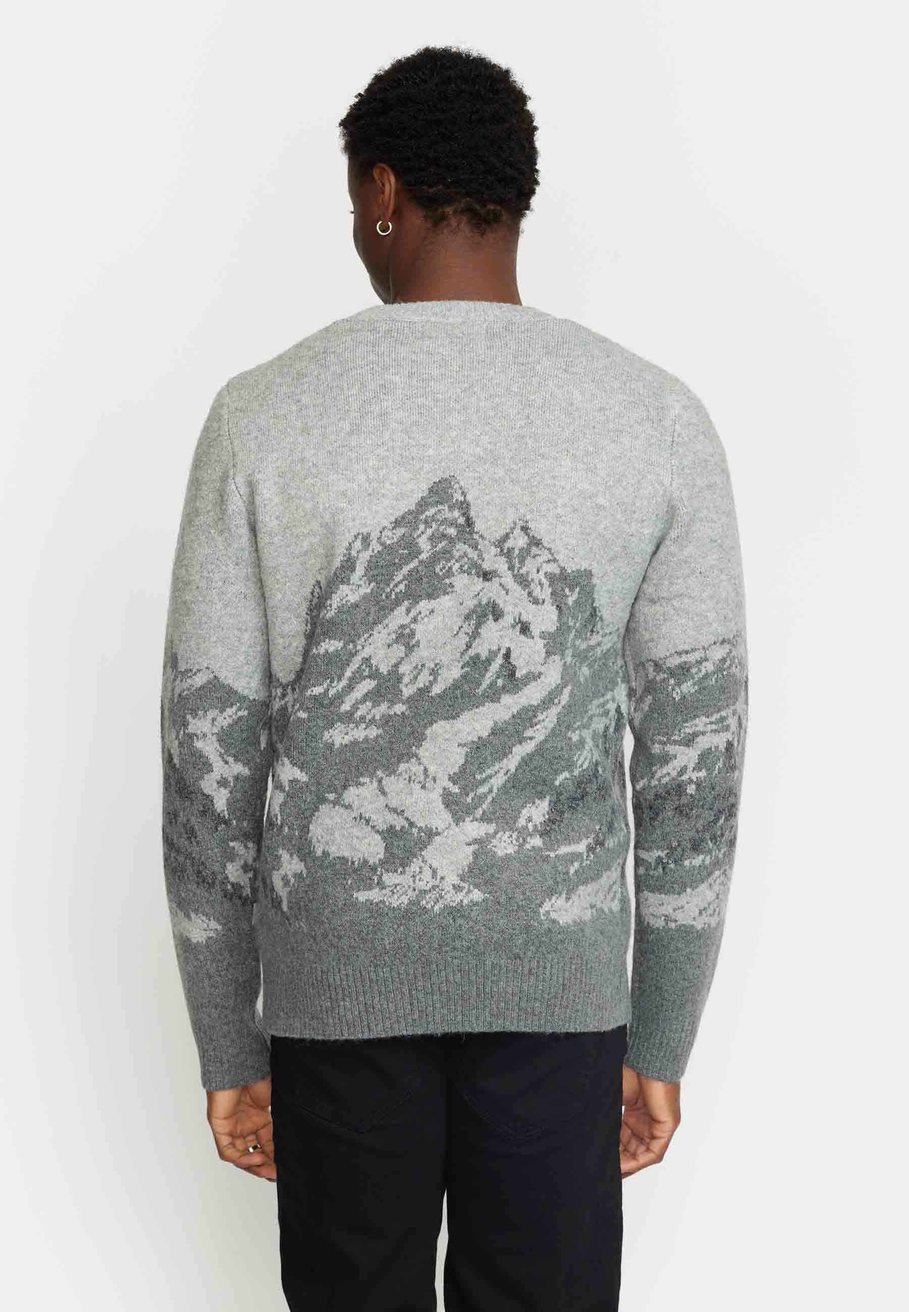 Revolution Knit Sweater Knitwear Grey