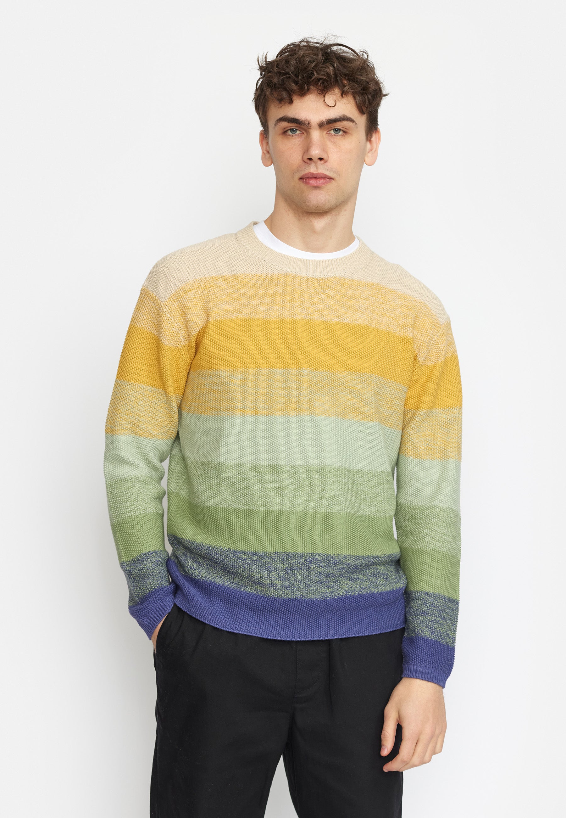 Revolution Knit Sweater Knitwear Lightgreen